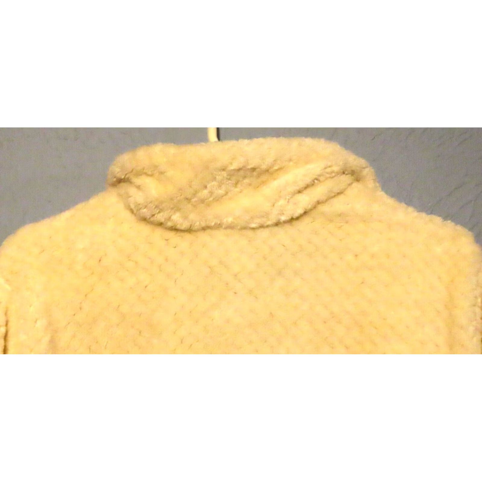 Vintage Columbia Womens 1/4 Zip Sherpa Fleece Pullover Long Sleeve Ivory Size L Size L / US 10 / IT 46 - 7 Thumbnail