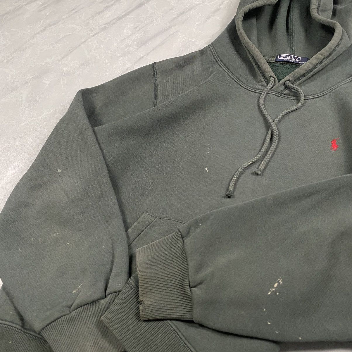 Polo Ralph Lauren Vintage Polo RL Distressed Boxy Pullover Size US M / EU 48-50 / 2 - 6 Thumbnail