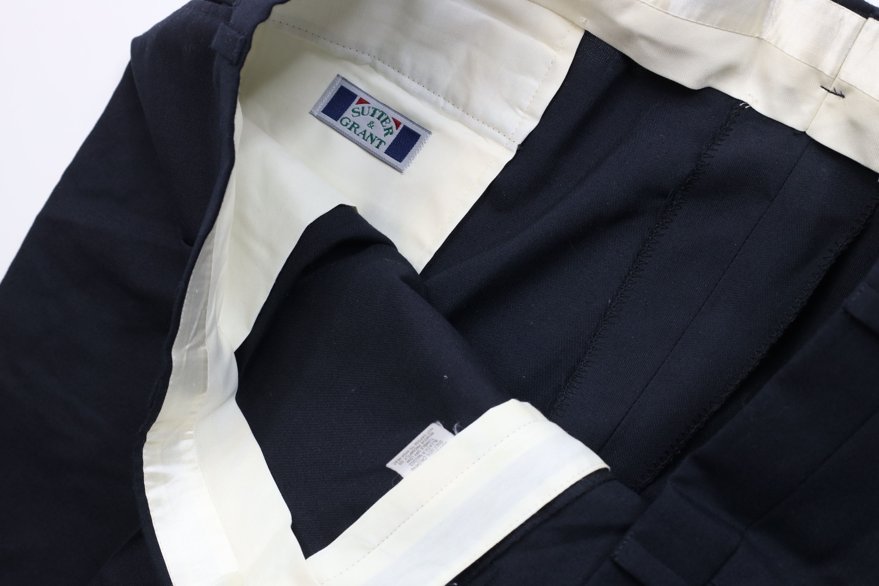 Vintage Vintage 90s Streetwear Wool Knit Wide Leg Chino Pants USA Size US 44 / EU 60 - 8 Thumbnail