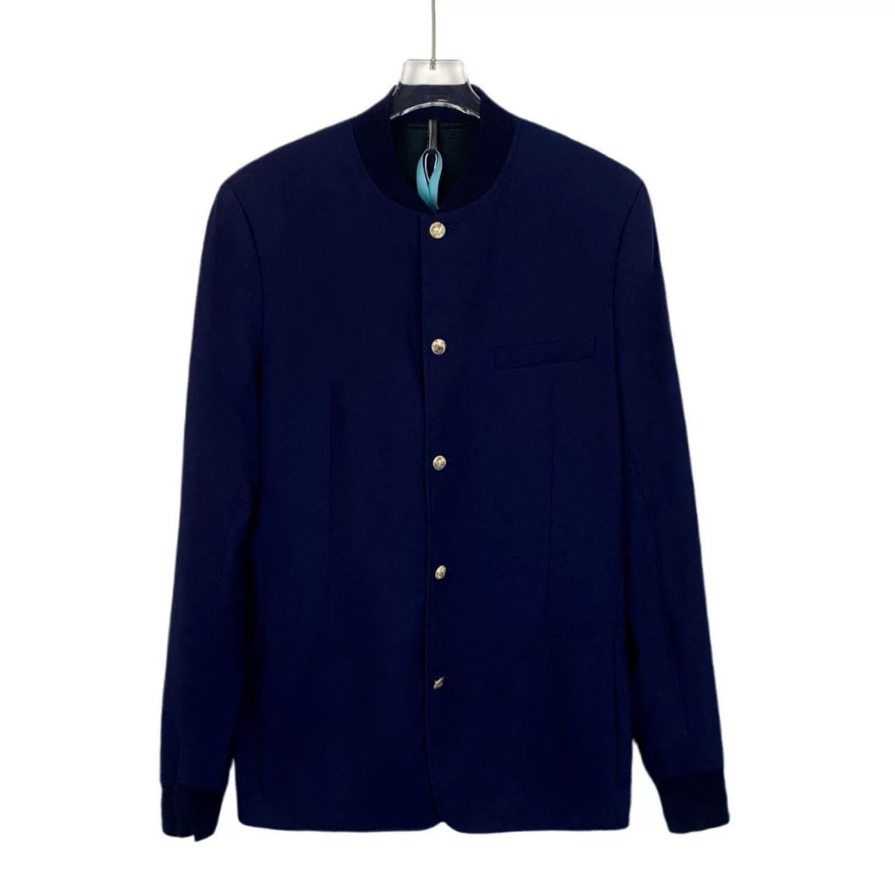Dior Dior Navy Wool Single-Breasted Jacket Size US M / EU 48-50 / 2 - 1 Thumbnail