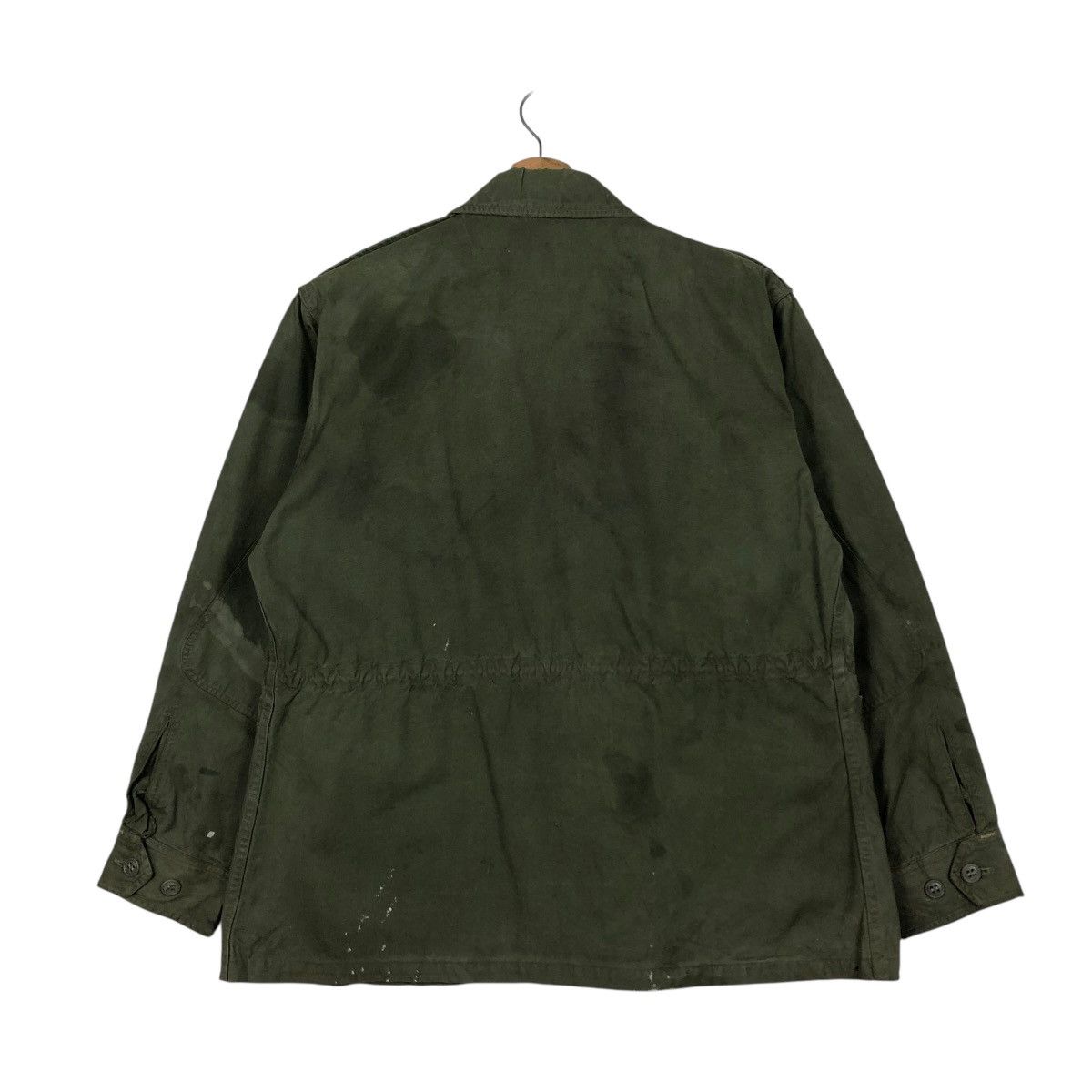 Vintage 🔥VINTAGE CHORE MILITARY JACKET CARGO MULTI POCKET WORLD WAR Size US M / EU 48-50 / 2 - 10 Thumbnail
