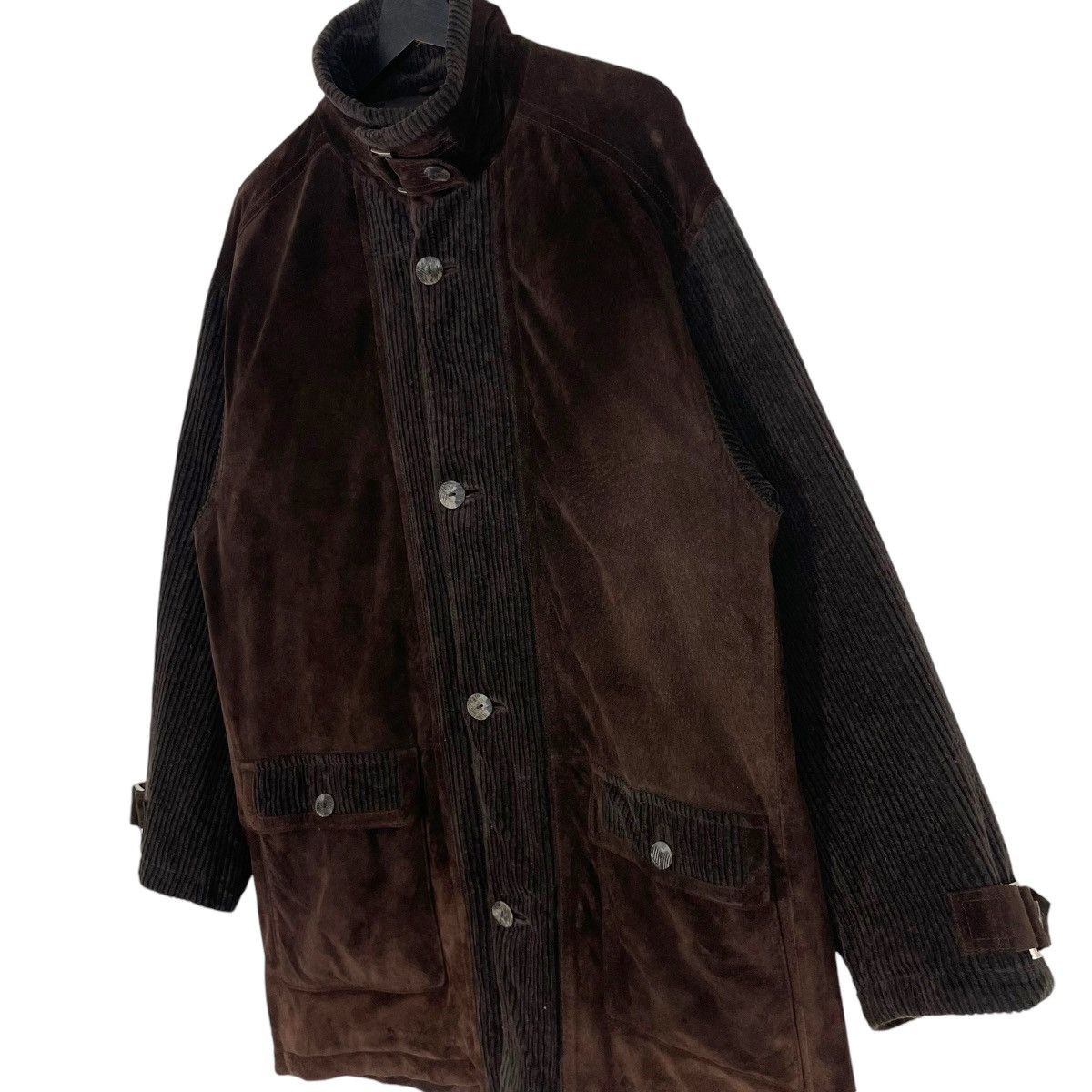 Nazareno Gabrielli Vintage Nazareno Gabrielli 1907 Velvet Jacket Brown Size US L / EU 52-54 / 3 - 3 Thumbnail