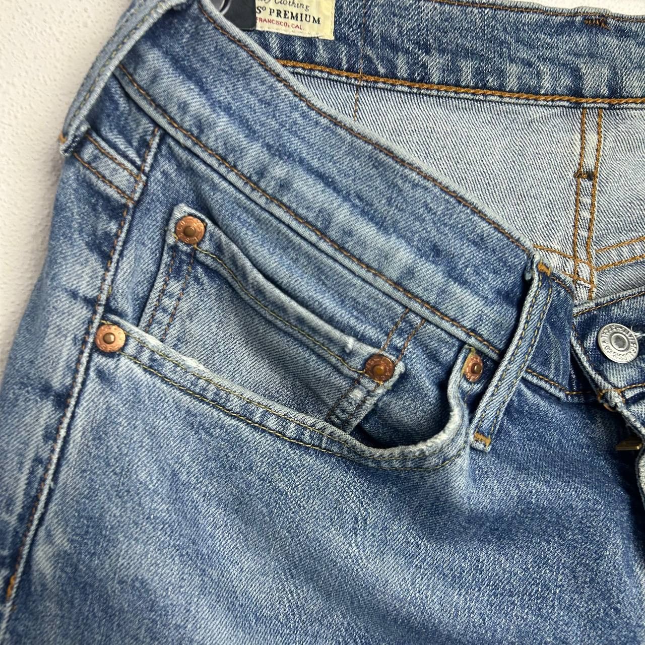 Levi's Vintage Clothing Vintage Levis 512 Blue Denim USA streetwear jeans Size US 32 / EU 48 - 9 Thumbnail