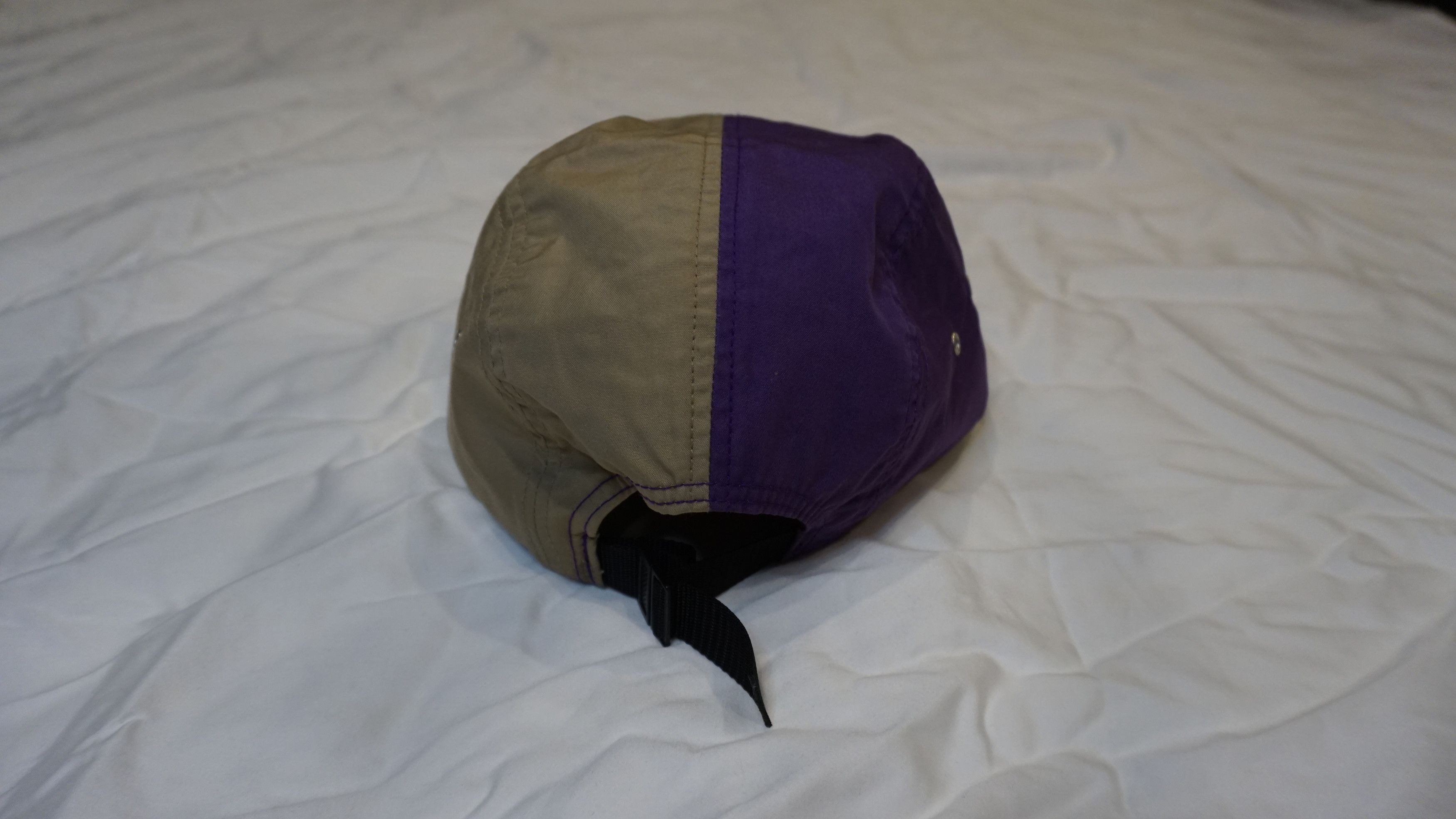 Supreme Supreme Box Logo Split 5 Panel Hat Purple & Tan Size ONE SIZE - 4 Thumbnail