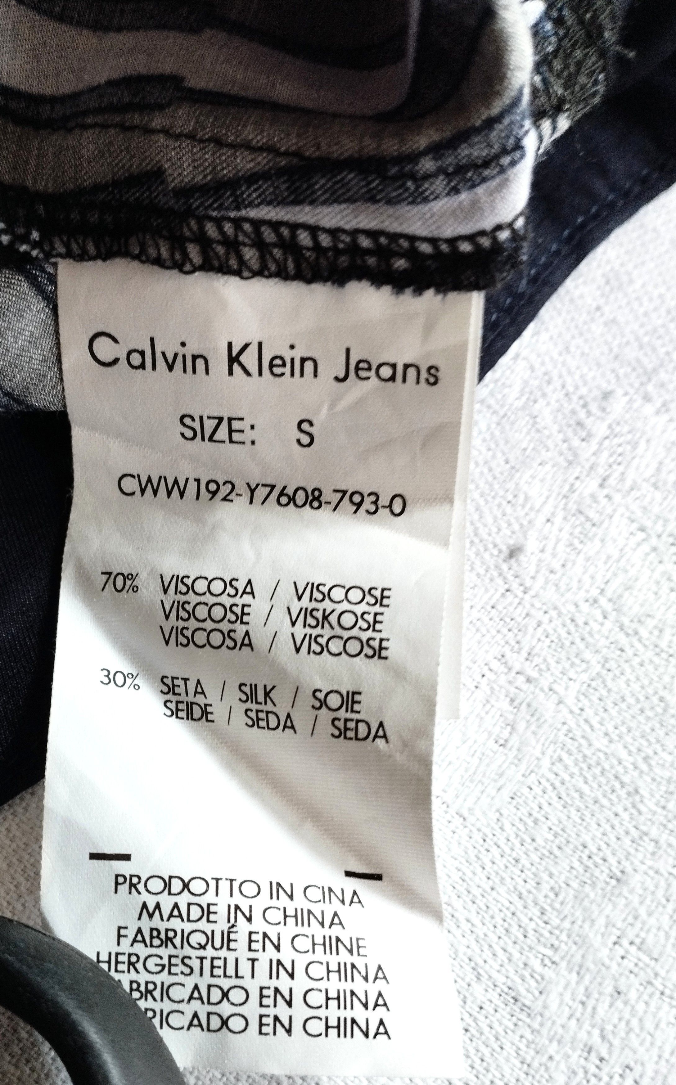 Calvin Klein Calvin Klein Robe Cocktail Soie Grand décolleté dos TS Size S / US 4 / IT 40 - 6 Thumbnail