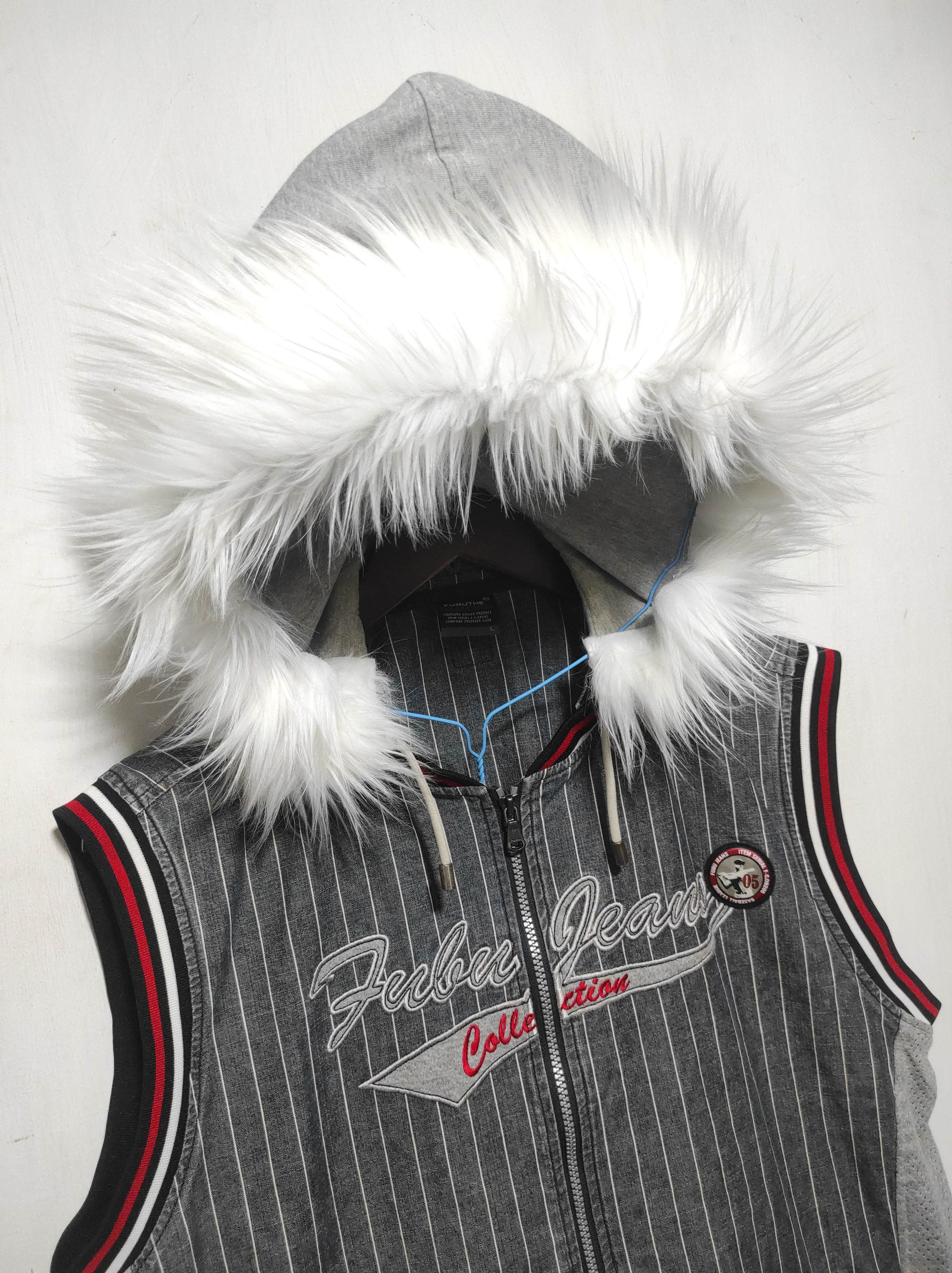 Fubu Fubu Jeans Tank Top Zip Fur Hoodie ifsixwasnine lgb style Size US L / EU 52-54 / 3 - 4 Thumbnail