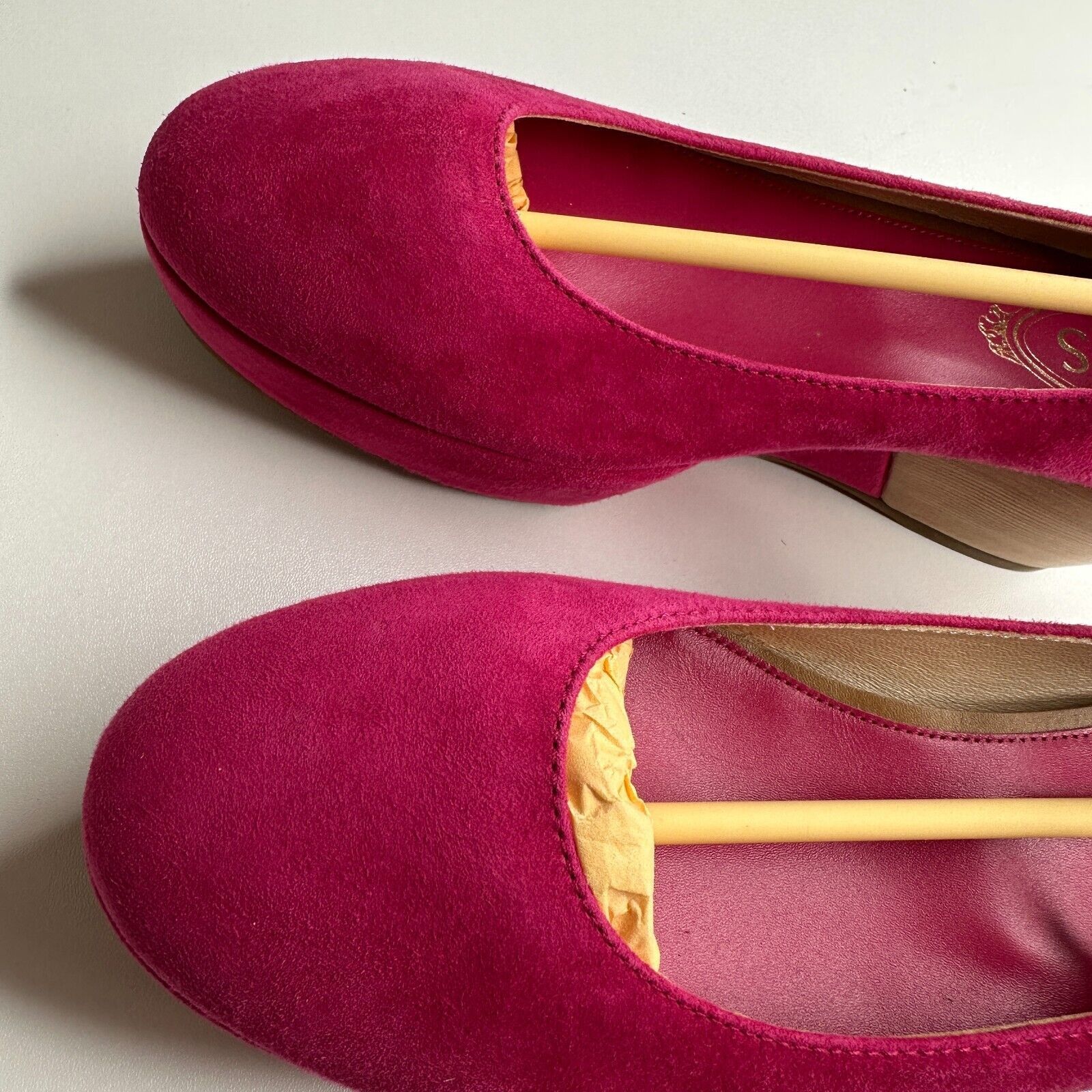 Tod's Tod's Pink Suede Ankle Strap Round Toe Wedge Shoes 38 / 8 Size US 8 / IT 38 - 10 Thumbnail