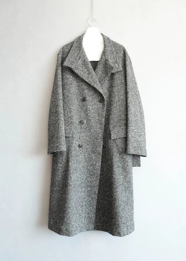 Yohji Yamamoto Yohji Yamamoto18 AW double-breasted speckled coat 2503-Next Size US M / EU 48-50 / 2 - 3 Thumbnail