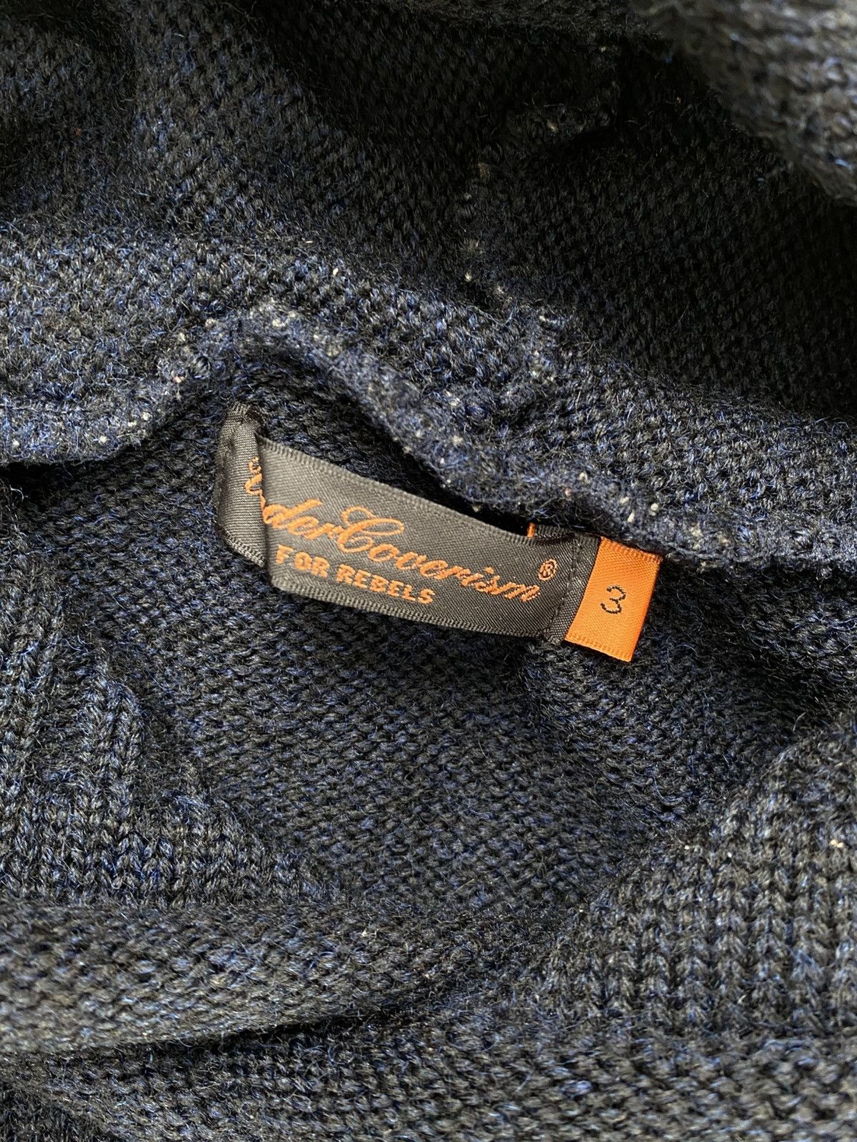 Undercover Undercover AW07 knit hoodie Size US L / EU 52-54 / 3 - 6 Thumbnail