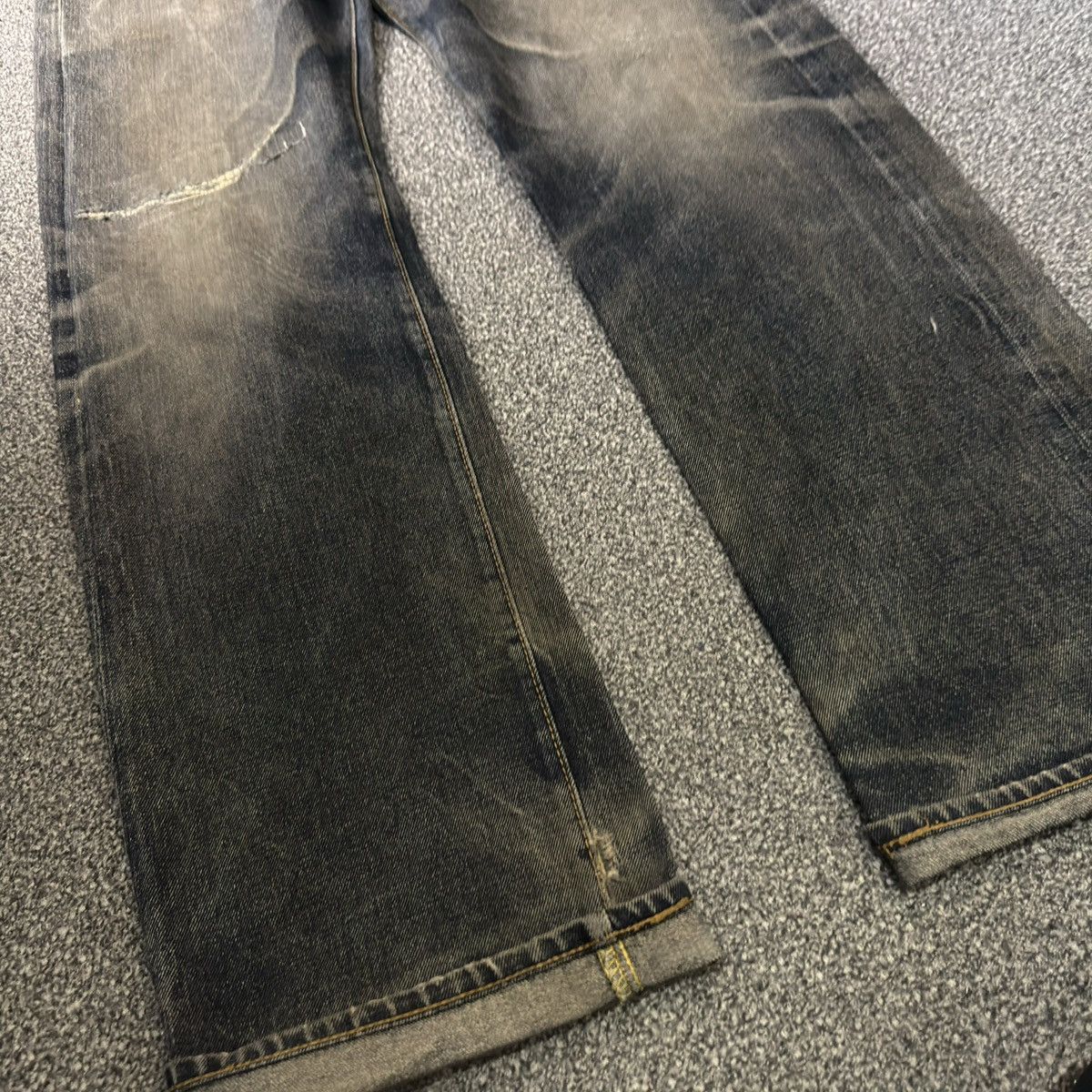 Studio D'Artisan Vintage Selvedge Dry Bones Fading Japanese Raw Denim Size US 32 / EU 48 - 5 Thumbnail
