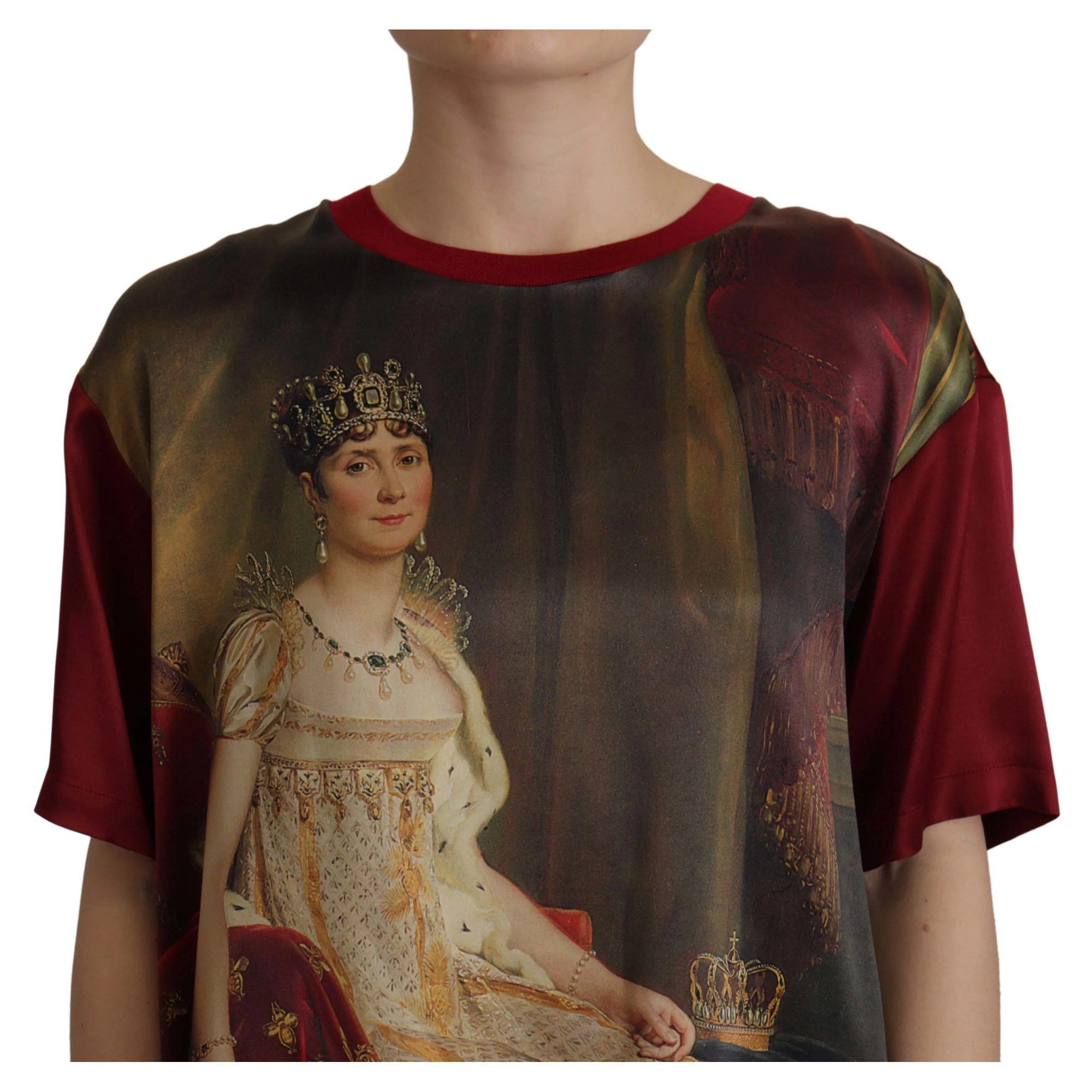 Dolce & Gabbana o1y0925 Crewneck T-Shirt in Multicolor Size XS / US 0-2 / IT 36-38 - 2 Thumbnail