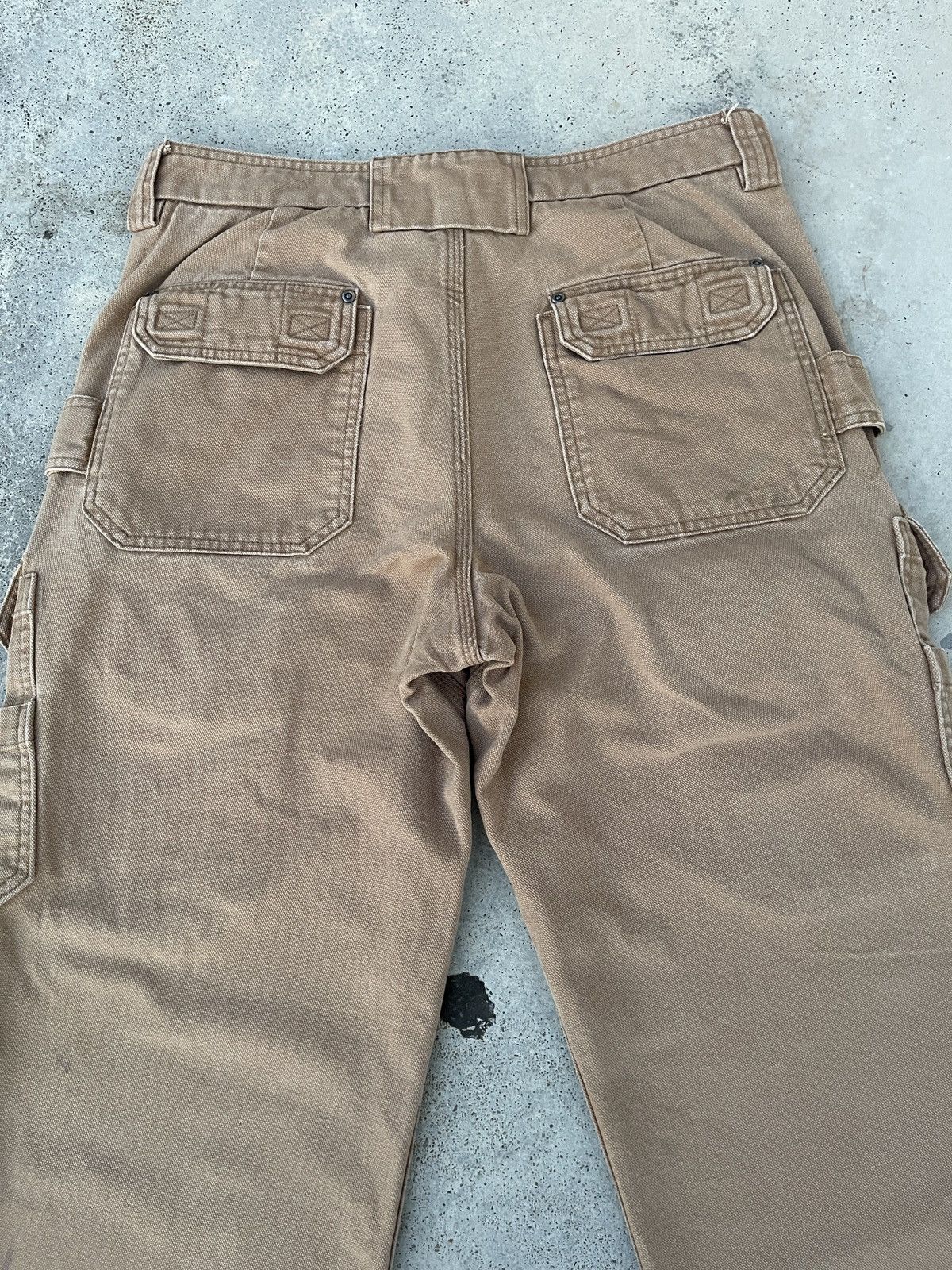 Carhartt × Duluth Trading Company × Vintage Vintage Sunfaded Duluth Trading Company Cargo Pants Size US 34 / EU 50 - 4 Thumbnail
