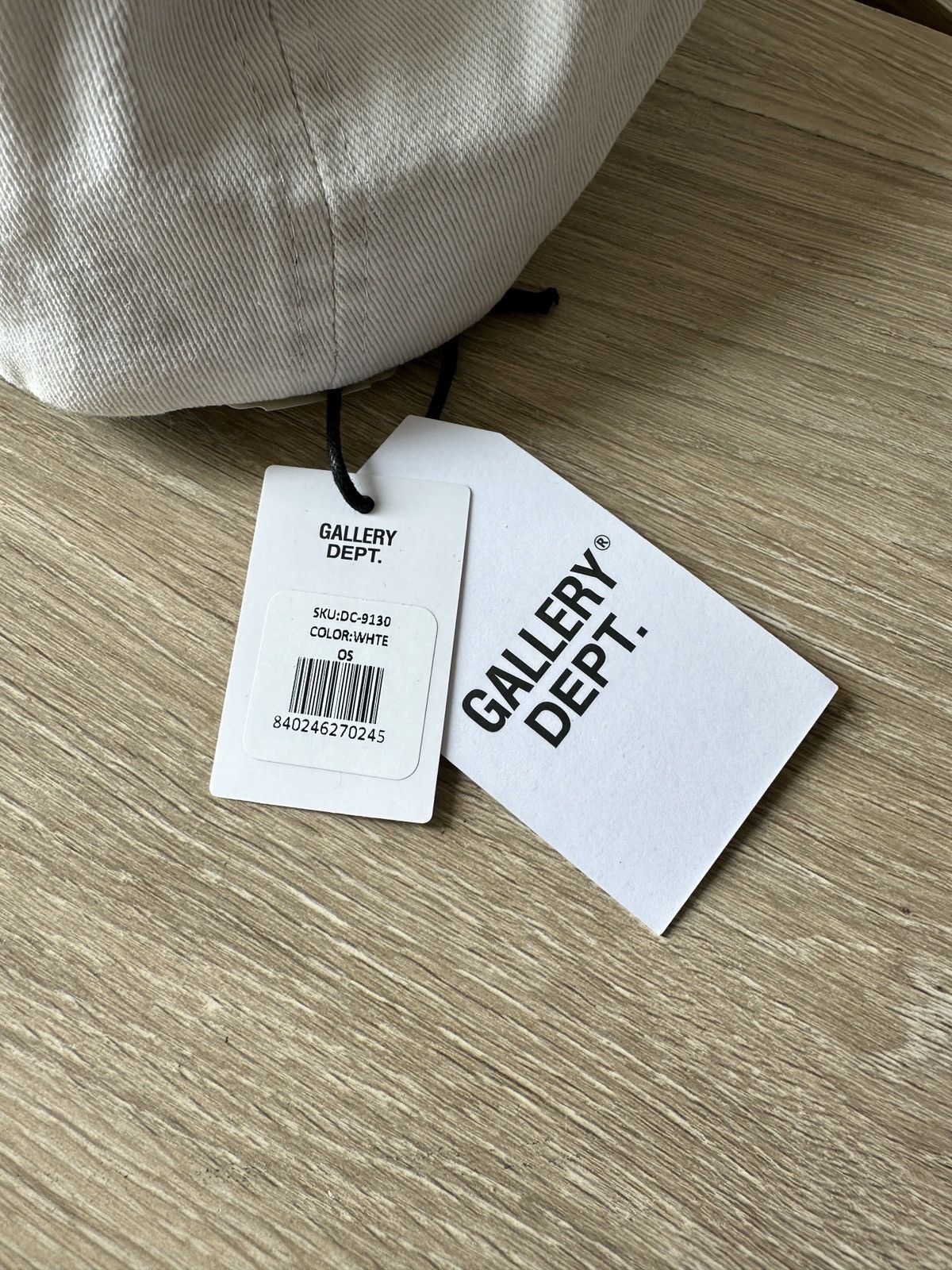 Gallery Dept. Gallery Dept. Logo Embroidered Hat White Size ONE SIZE - 5 Thumbnail