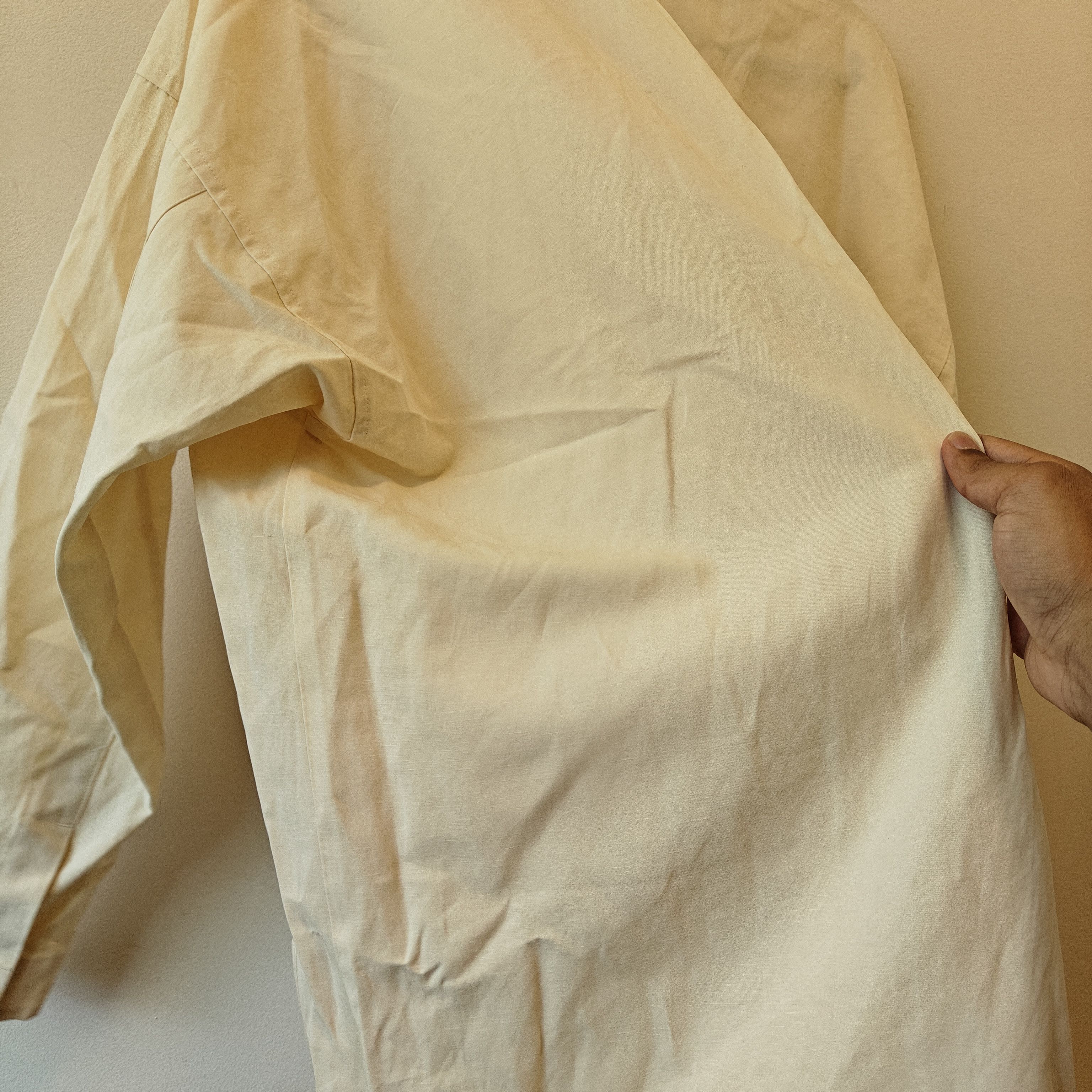 Jan Jan Van Essche o project oversized tunic cardigan cotton linen fits XL Size US M / EU 48-50 / 2 - 16 Thumbnail