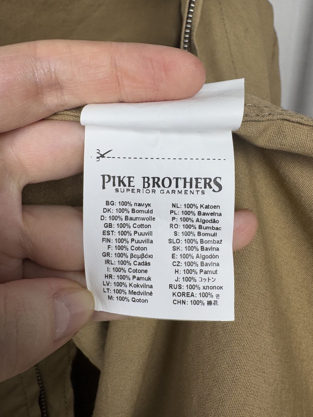 Pike Brothers Pike Brothers 1944 ANJ-2 Flight Jacket sand beige Size US M / EU 48-50 / 2 - 10 Thumbnail