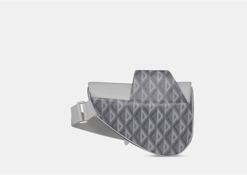 Dior o1w1db10325 1ADPO Size: OS / Saddle Bag in Grey Size ONE SIZE - 4 Thumbnail