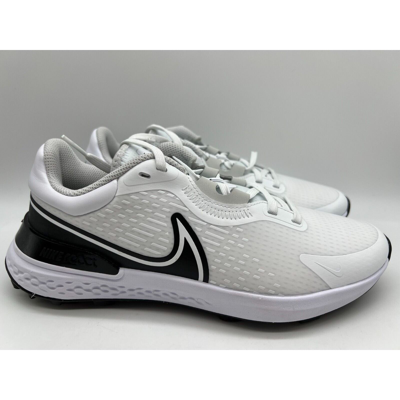 Nike Infinity Pro 2 Golf Shoes White Black Men's Size 8