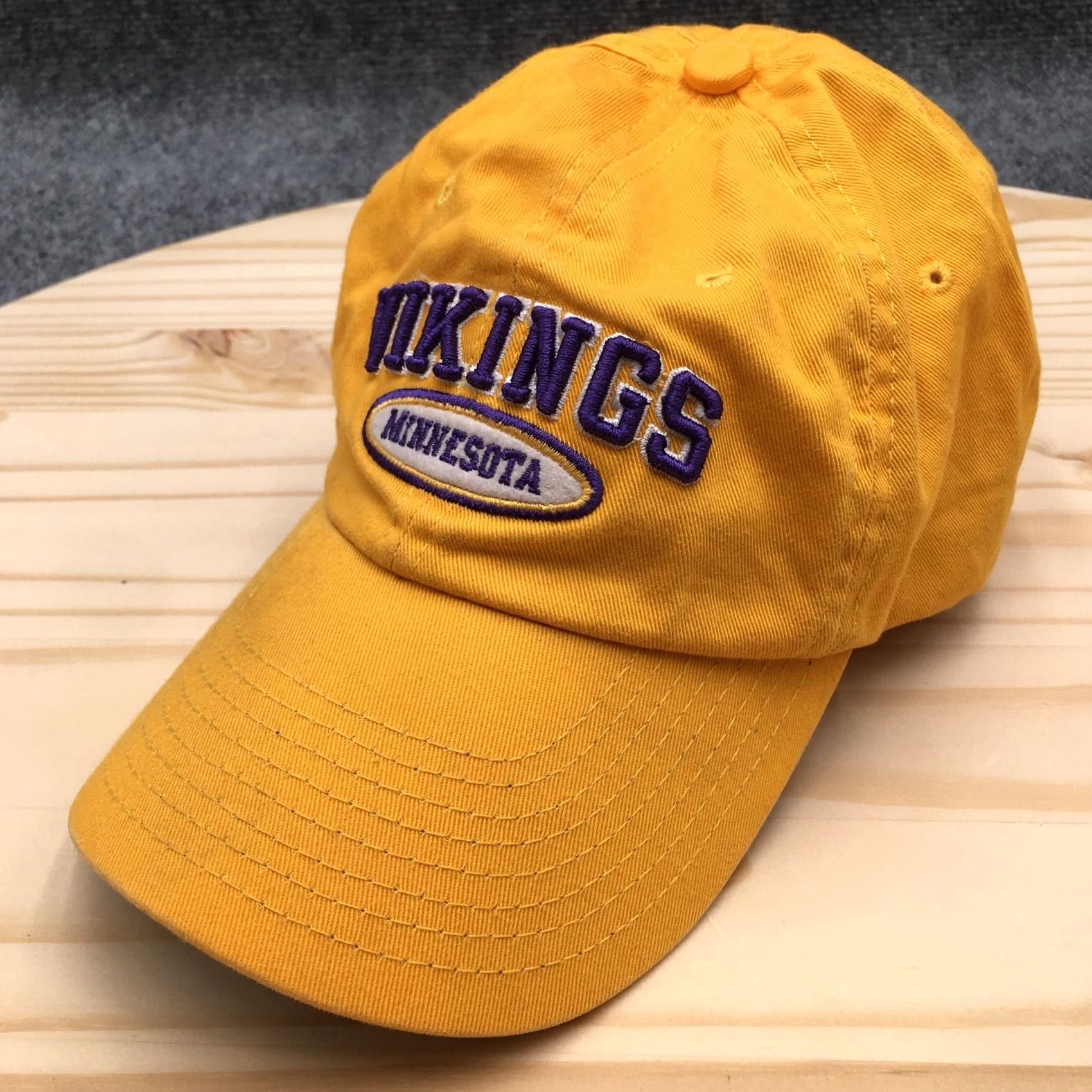 NFL NFL Minnesota Viking Baseball Cap Hat Mens One Size Gold Purple Embroidered Logo Size ONE SIZE - 2 Thumbnail