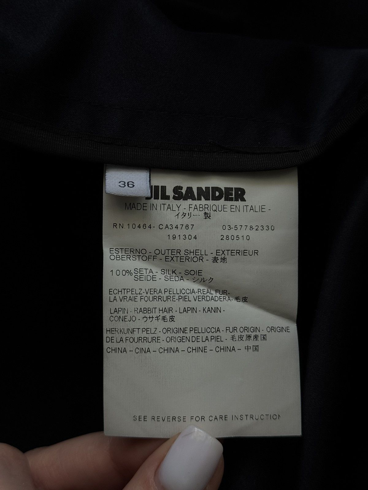 Jil Sander Jil Sander 100% silk avant garde parka coat Size XS / US 0-2 / IT 36-38 - 8 Thumbnail