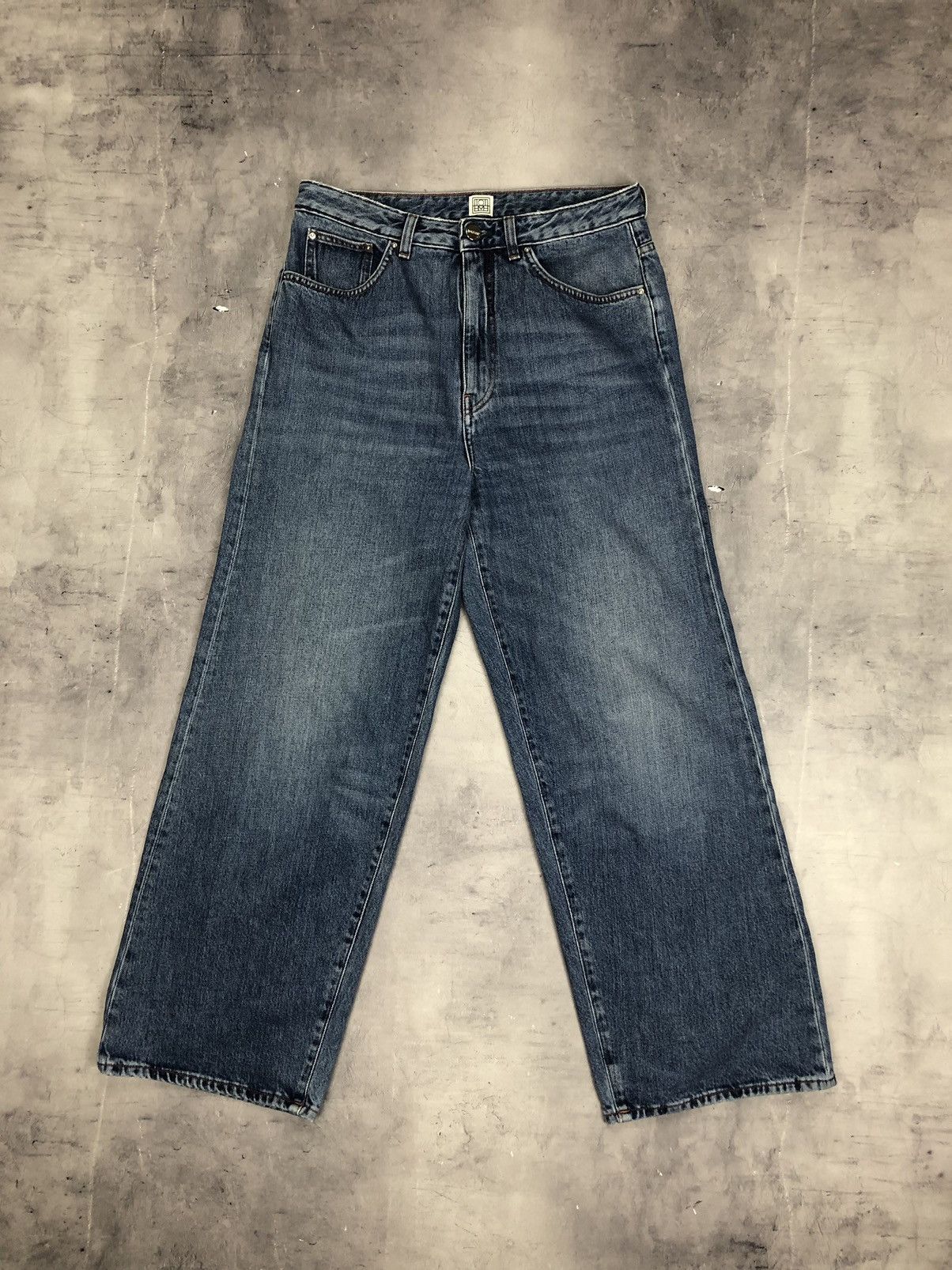 Toteme × Vintage Toteme Jeans Womens 30 x 32 Denim Pant Twisted Seam Jeans Size 30" / US 8 / IT 44 - 1 Thumbnail