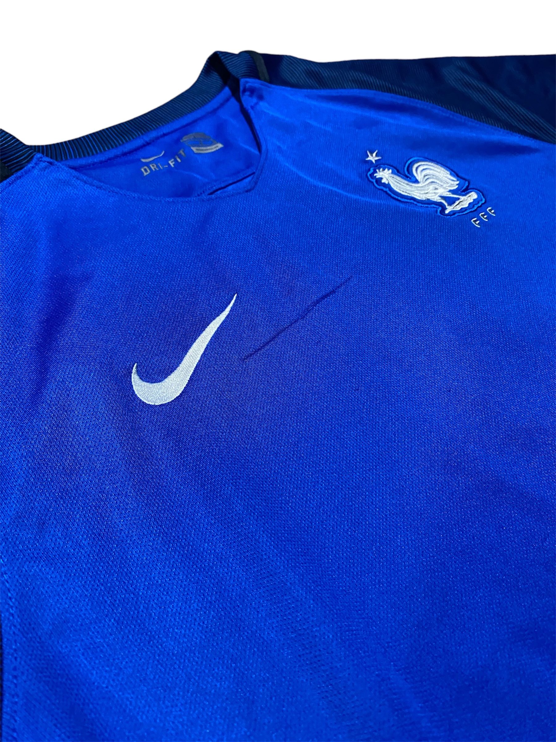 Nike × Vintage France 2016 Vintage Nike Home Kit Size US L / EU 52-54 / 3 - 3 Thumbnail