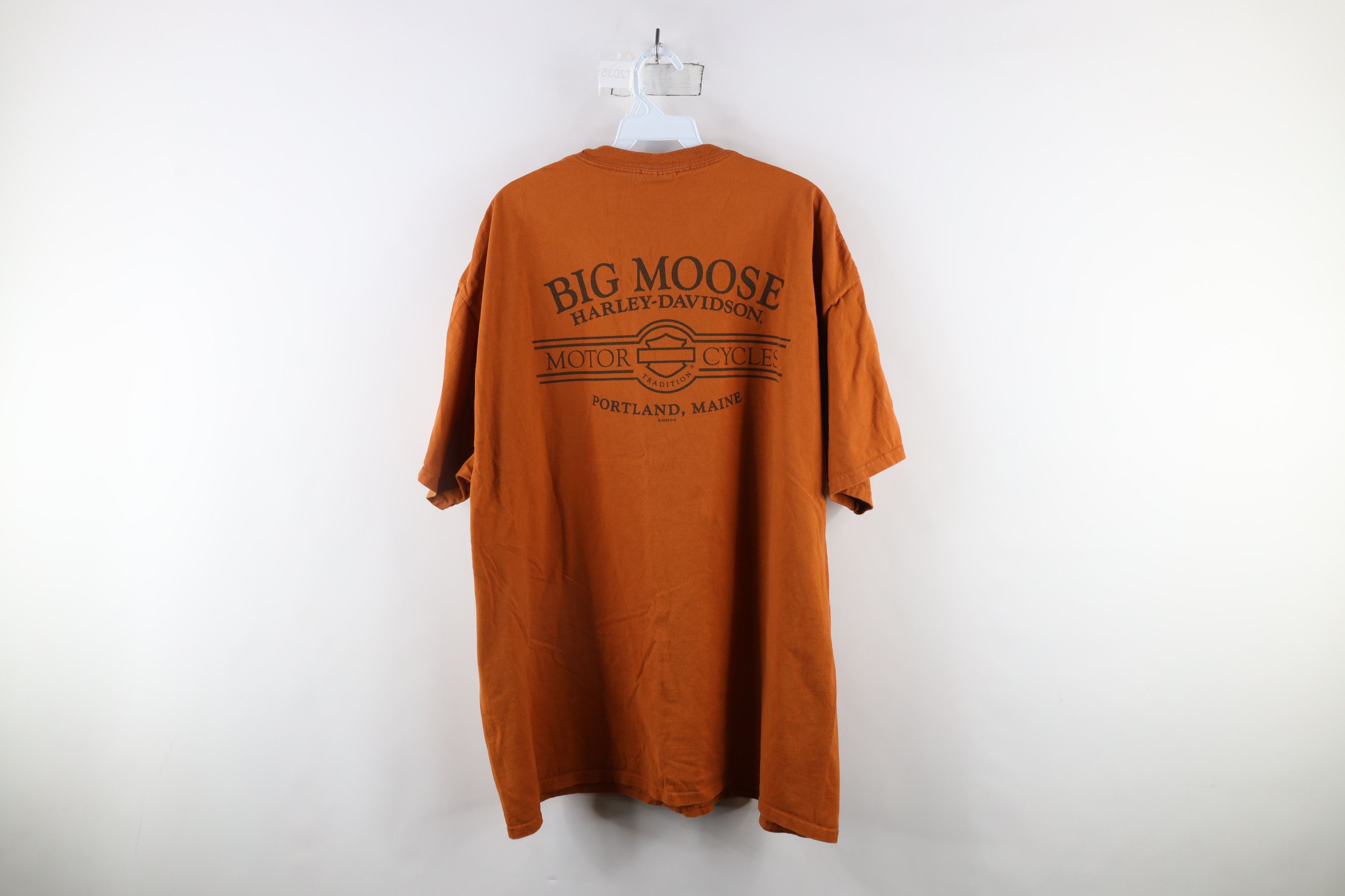 Harley Davidson × Vintage Y2K Harley Davidson Spell Out Big Logo Short Sleeve T-Shirt Size US XXL / EU 58 / 5 - 10 Thumbnail