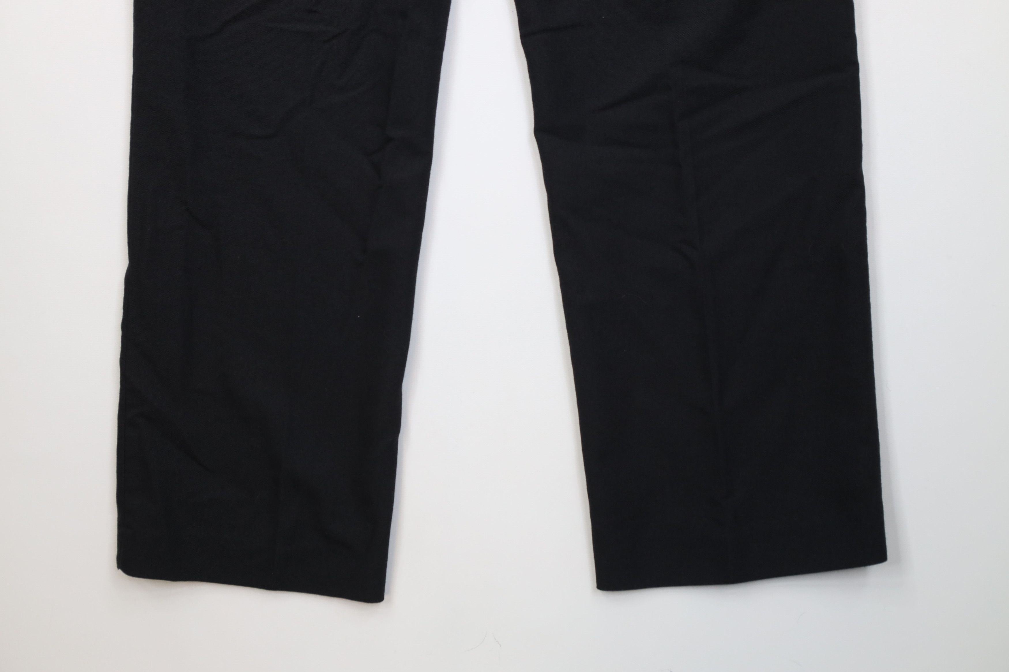 Vintage Vintage 70s Streetwear Knit Wide Leg Chino Pants Black USA Size US 36 / EU 52 - 12 Thumbnail