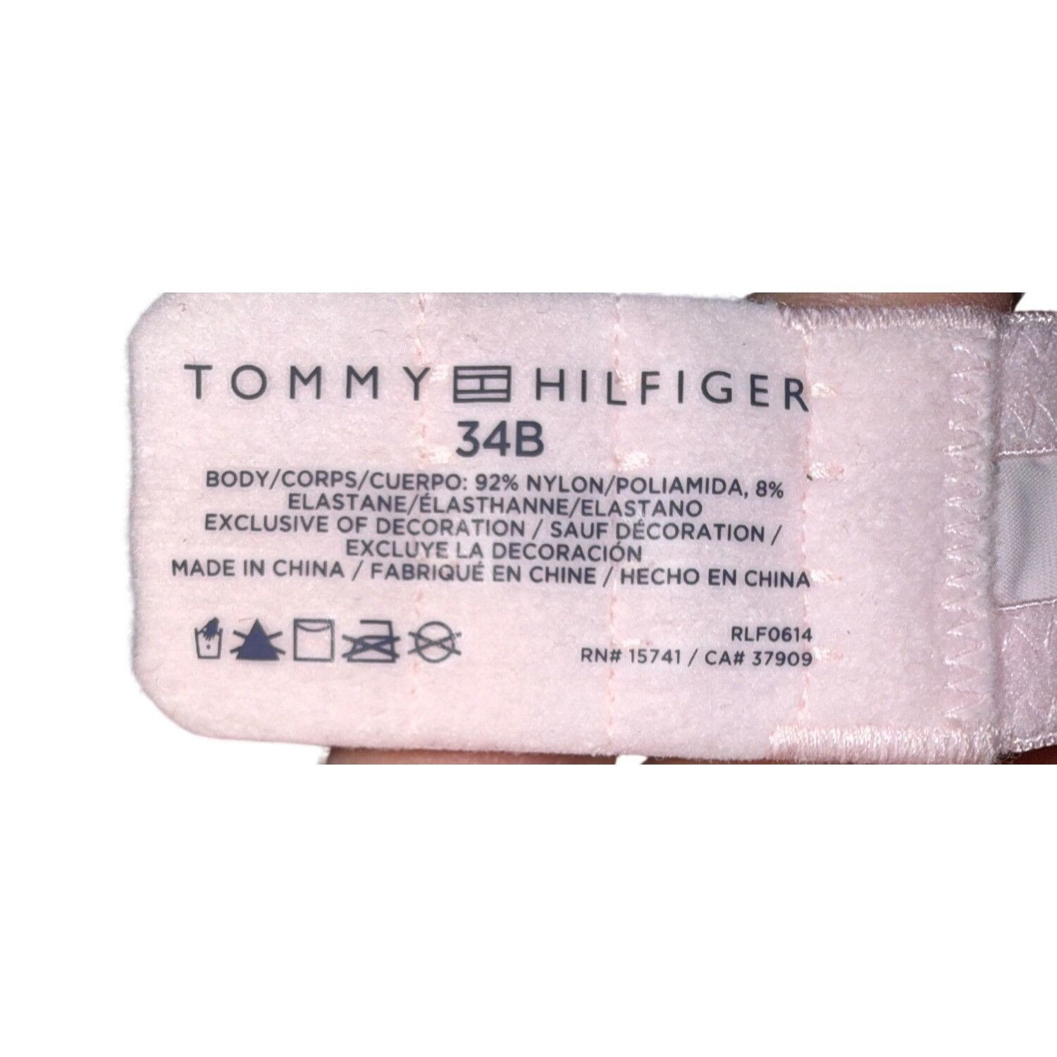 Tommy Hilfiger Tommy Hilfiger Light Pink Lace Underwire Bra 34B Size ONE SIZE - 5 Thumbnail