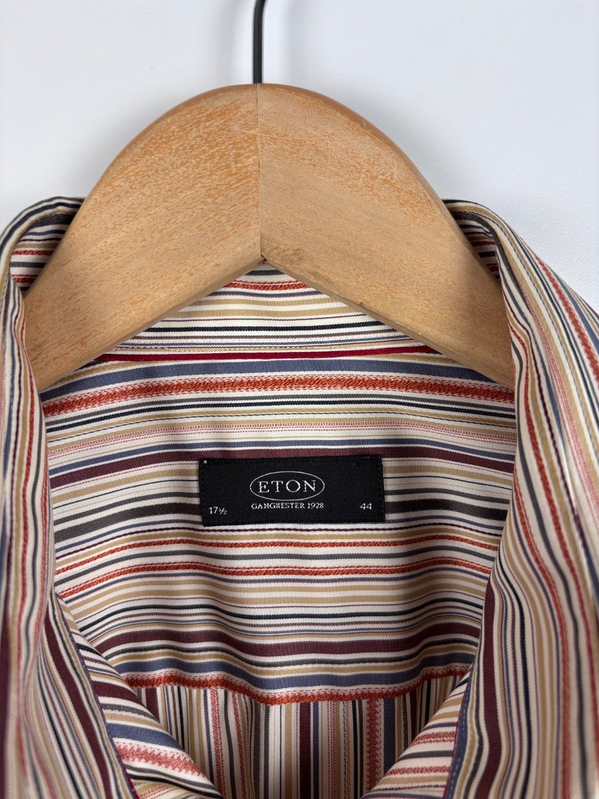 Eton Eton Long Sleeve Button Down Shirt Striped Slim 17.5 / 44 Size US L / EU 52-54 / 3 - 8 Thumbnail