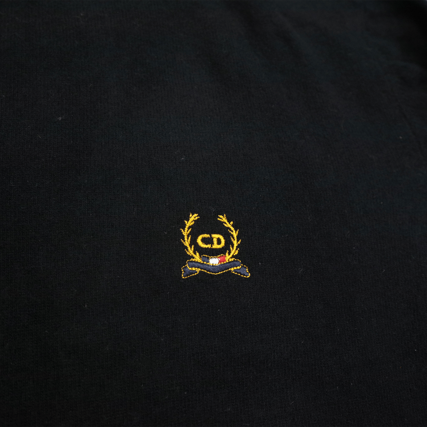 Christian Dior Monsieur Mini Logo Embroidered Turtleneck Sweatshirt Made In Italy Size US M / EU 48-50 / 2 - 2 Thumbnail