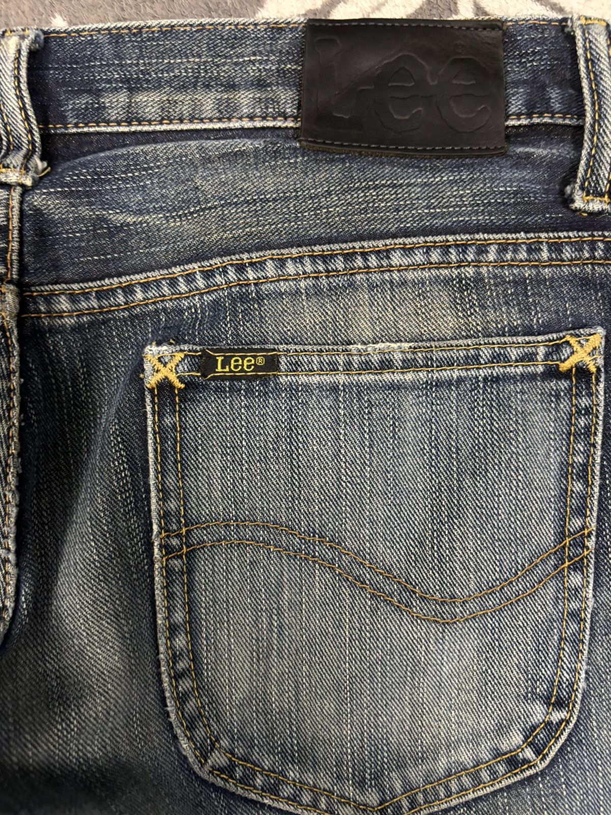 Lee Vintage Lee Riders Japan Faded Whiskers Clawmark Jeans Size US 32 / EU 48 - 9 Thumbnail