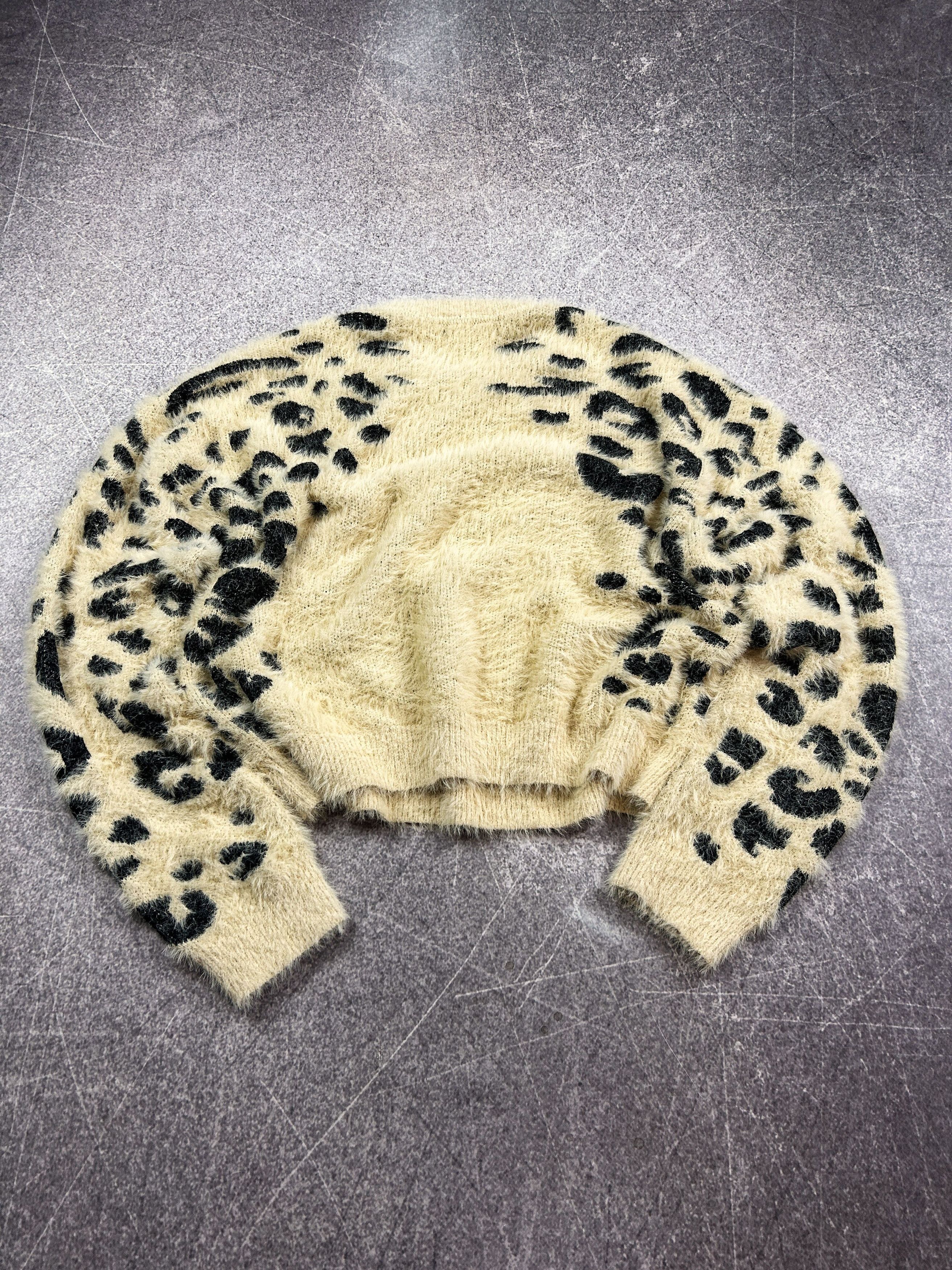 Vintage Vintage Y2K Mohair Teddy Grass Cropped Sweater Cutie Style Size US M / EU 48-50 / 2 - 5 Thumbnail