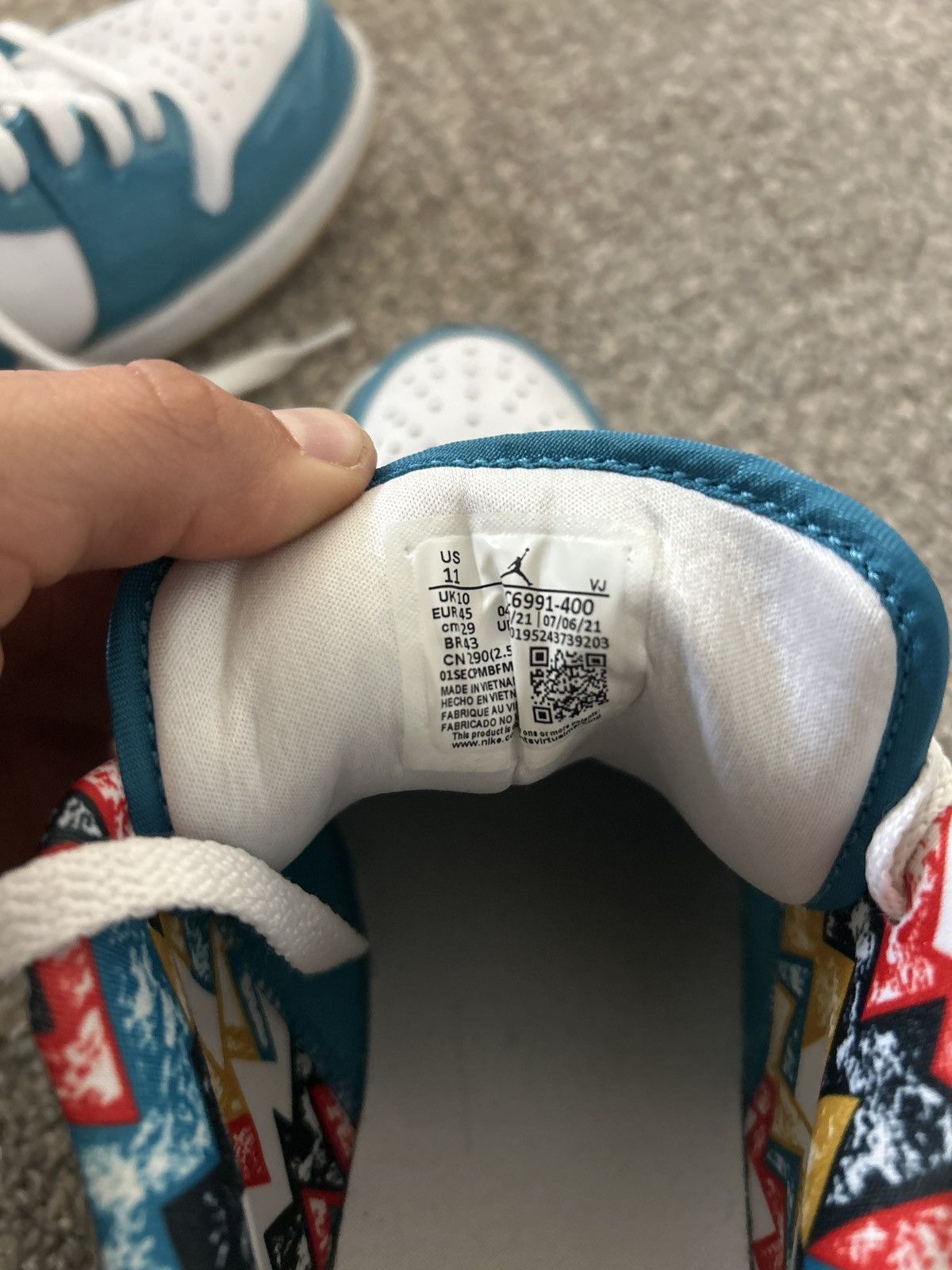 Nike Low Jordan 1’s Size US 11 / EU 44 - 1 Thumbnail
