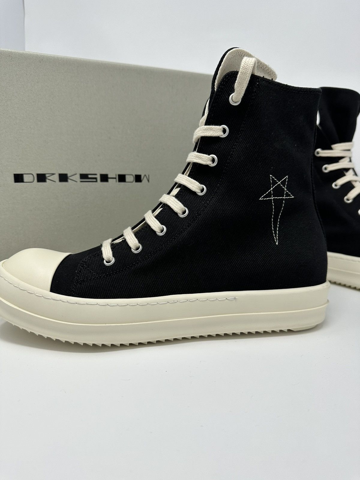 Rick Owens Rick Owens Pentagram Embroidered Fogachine High | Grailed