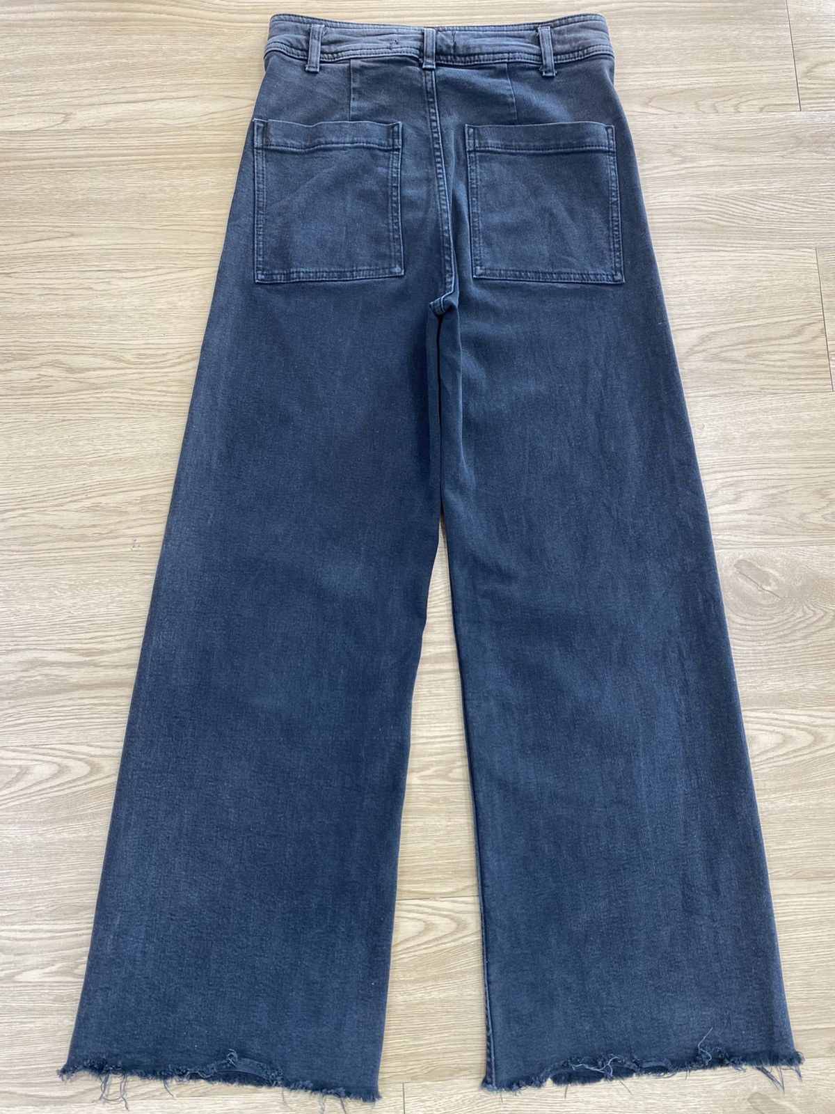 Zara ZARA Baggy Style Hairy Leg Denim Size US 26 / EU 42 - 3 Thumbnail