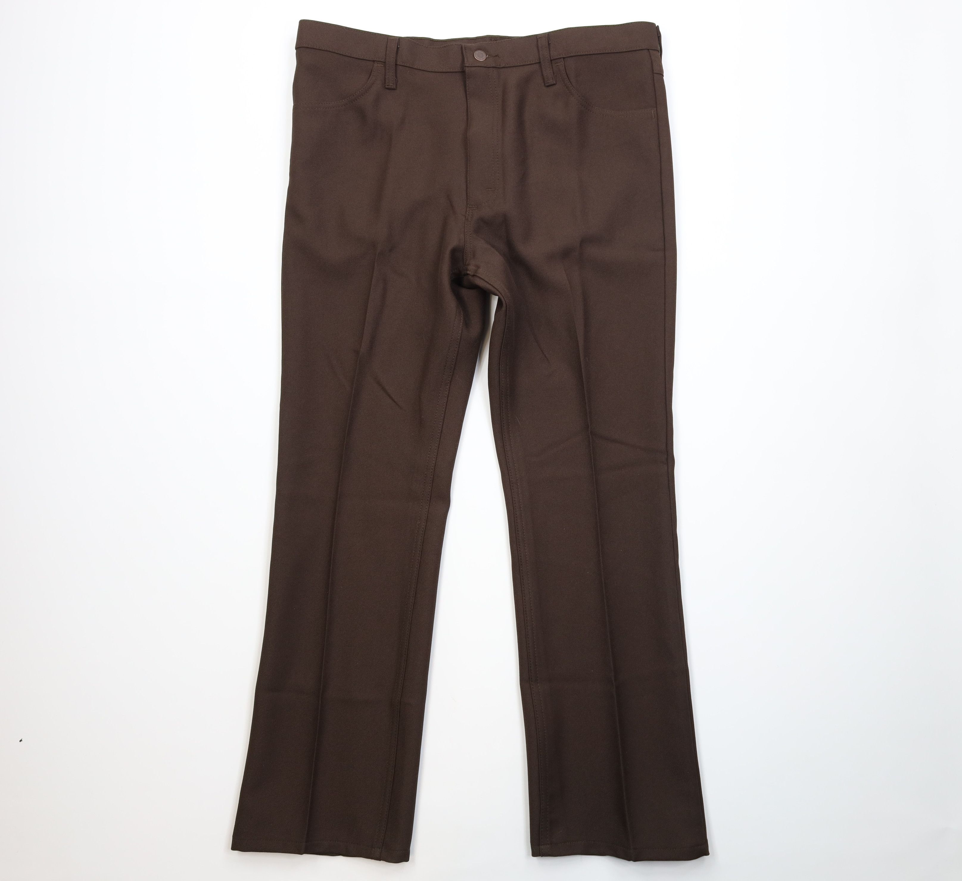 Wrangler Vintage 90s Wrangler Wide Leg Western Chino Pants Brown Size US 38 / EU 54 - 1 Thumbnail