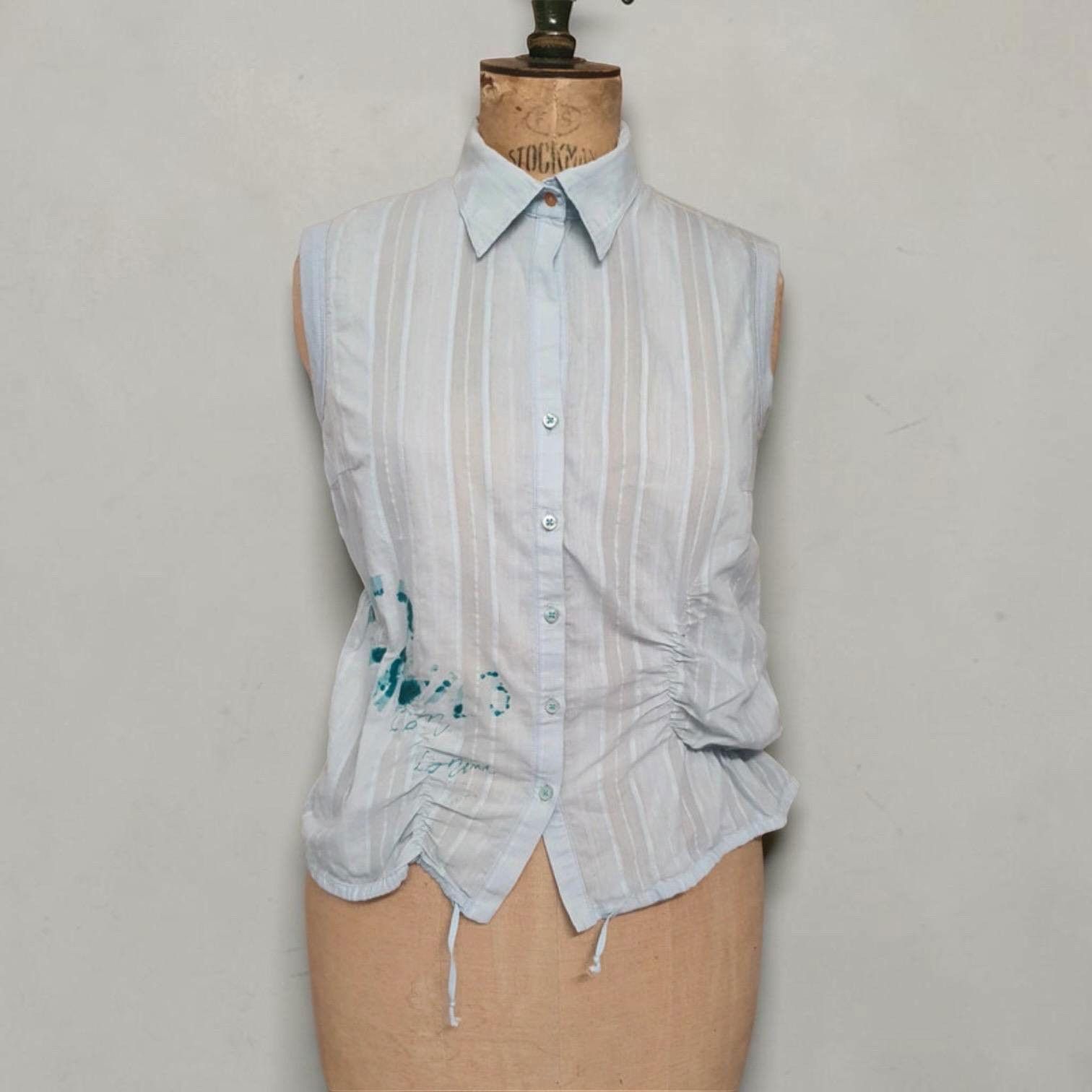 Other The Cop Copine Big Number Ruched Shirt Size ONE SIZE - 2 Thumbnail