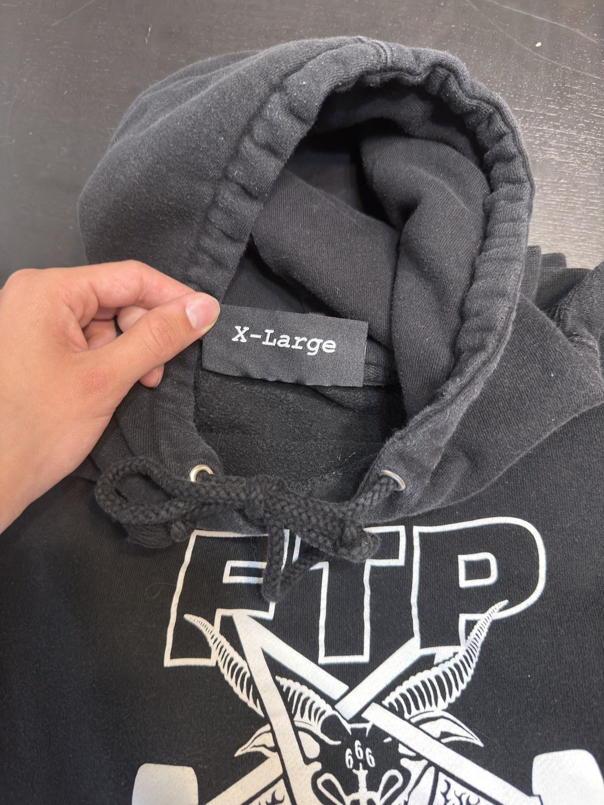 Fuck The Population × Thrasher FTP X Thrasher Skategoat Pullover 