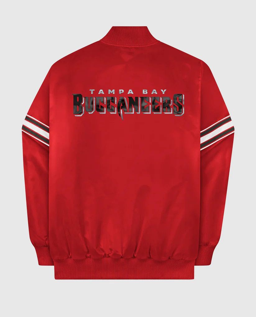 Starter NFL Tampa Bay Buccaneers Varsity Satin Full-Snap Jacket Size US M / EU 48-50 / 2 - 4 Thumbnail