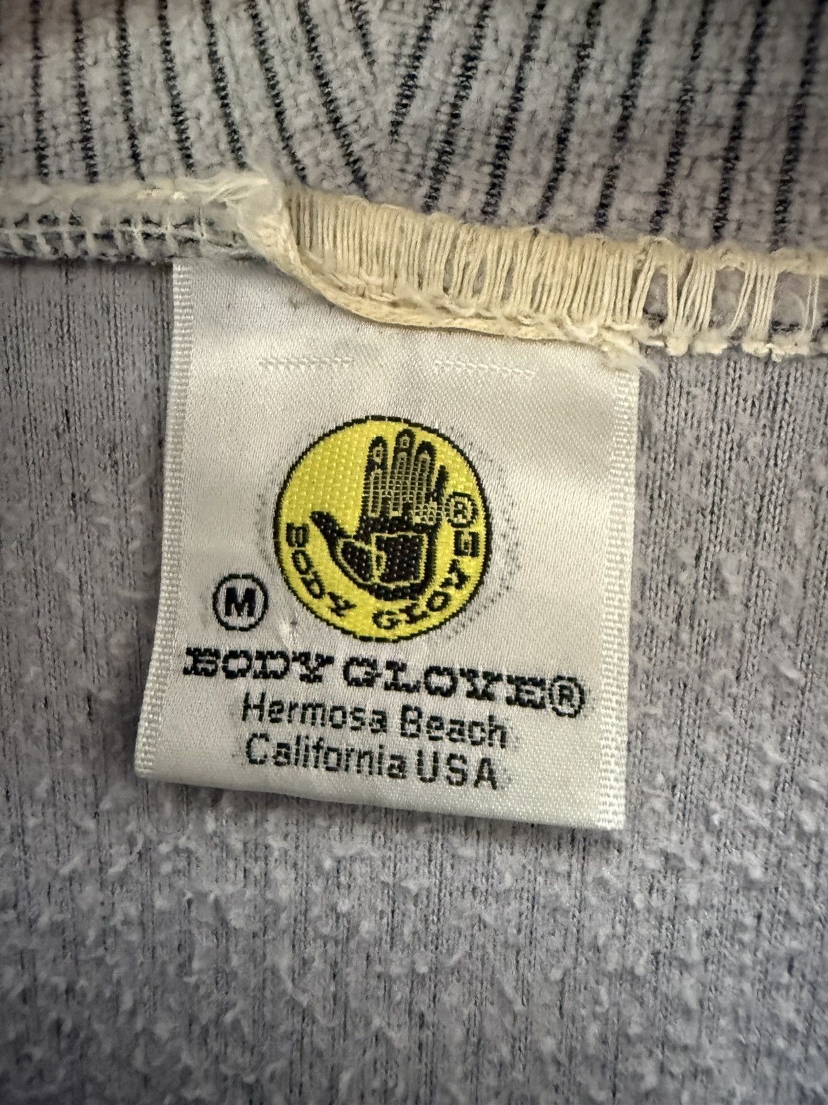 Body Glove 🔥 Vintage 90's Body Glove Distressed Sweat Hoodie Jacket - M Size US M / EU 48-50 / 2 - 9 Thumbnail