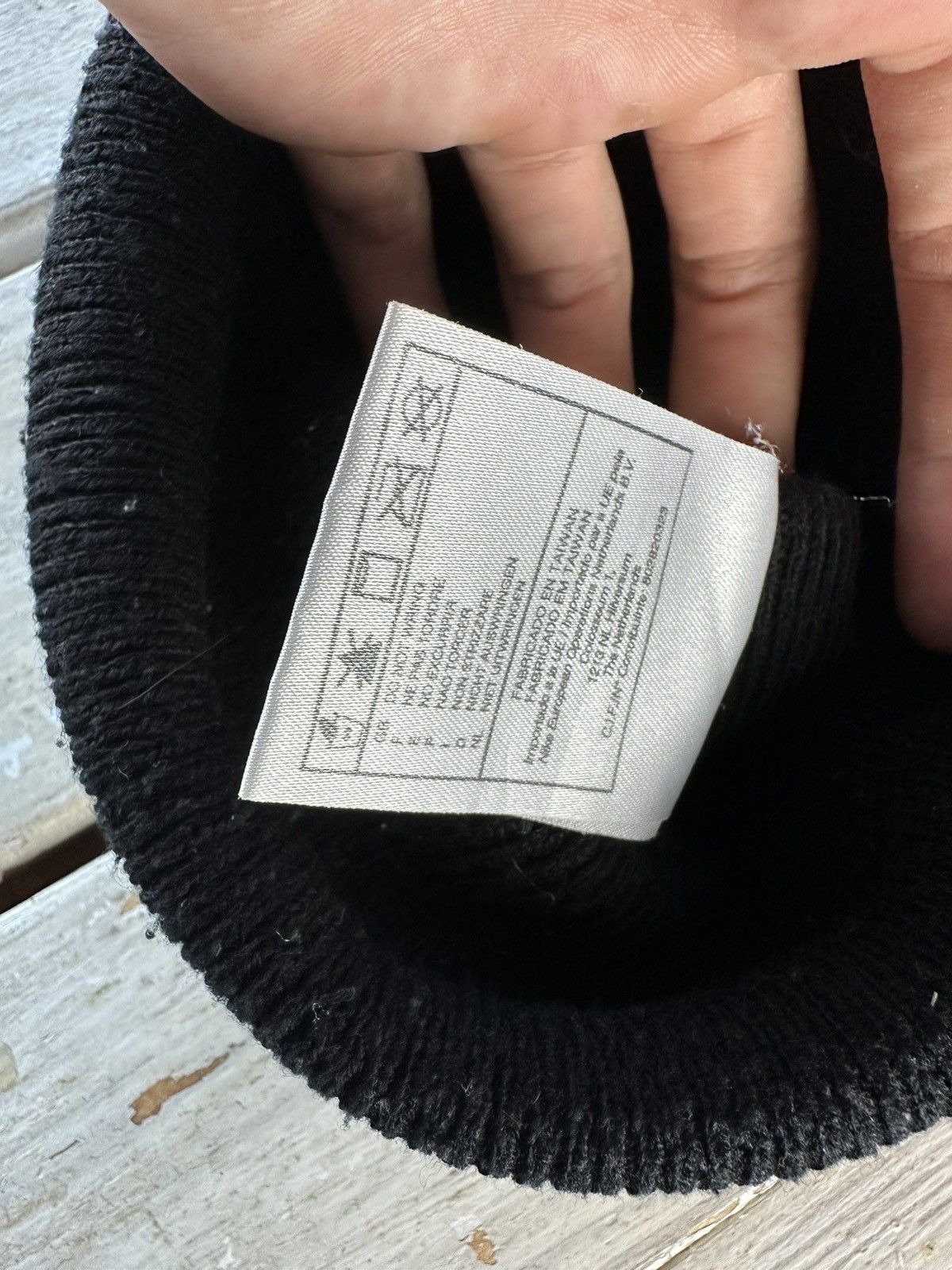 Nike × Vintage Vintage 90s Nike Beanie Toque Spellout Logo 90s Size ONE SIZE - 7 Thumbnail