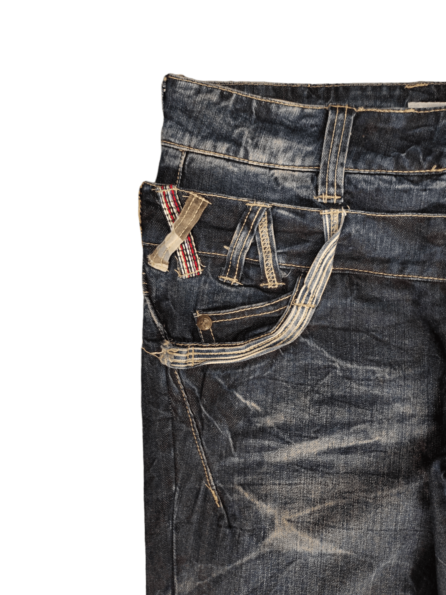 Hysteric Glamour Sorridere Double Waist Denim Clawmark Wide Leg Jeans Size US 32 / EU 48 - 5 Thumbnail