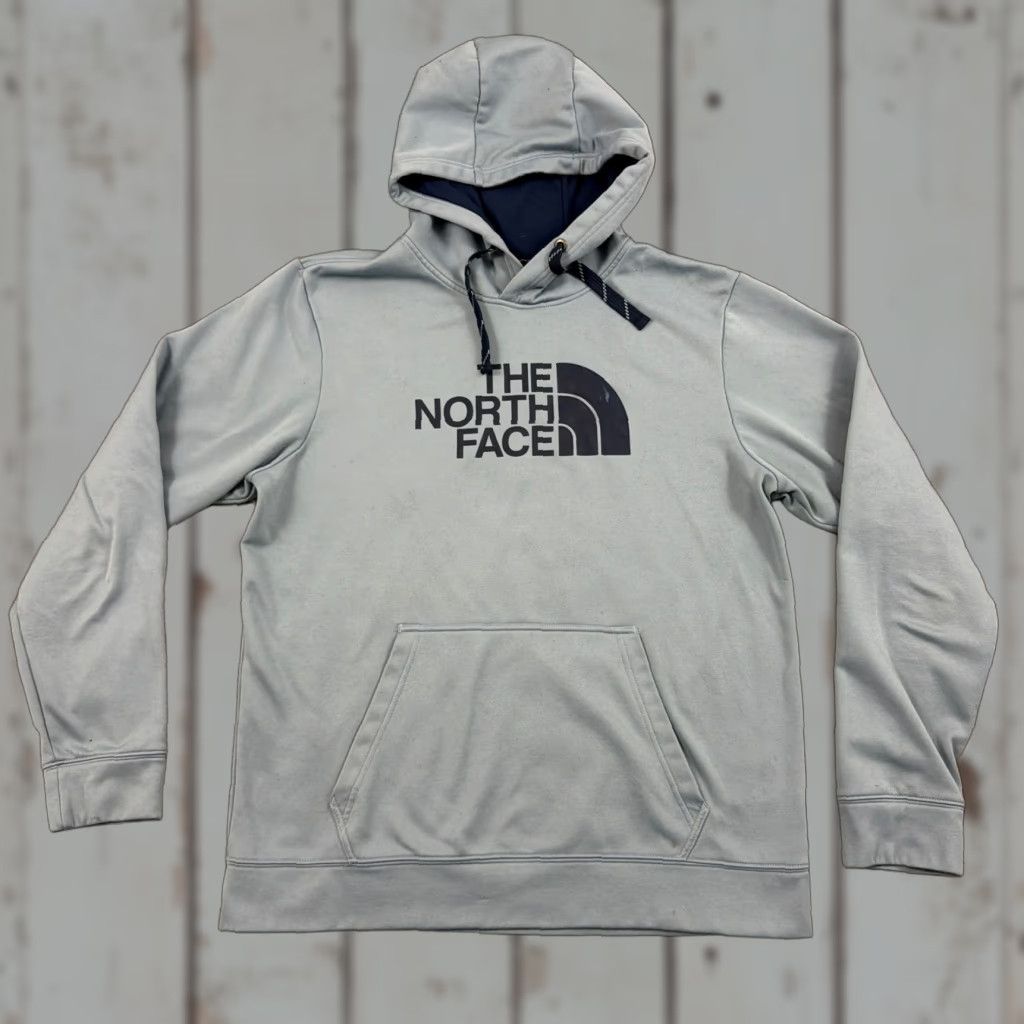 The North Face The North Face Hoodie Mens L Blue Fleece Pullover Sweatshirt Pockets Drawstring Size US L / EU 52-54 / 3 - 1 Thumbnail