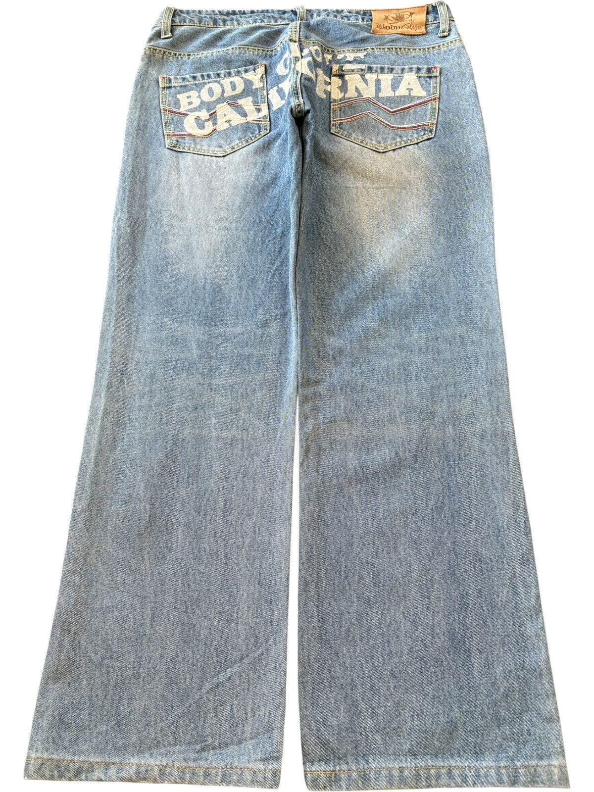 Body Glove Vintage Body Glove California Painted Distress Baggy Jeans Size US 34 / EU 50 - 2 Thumbnail