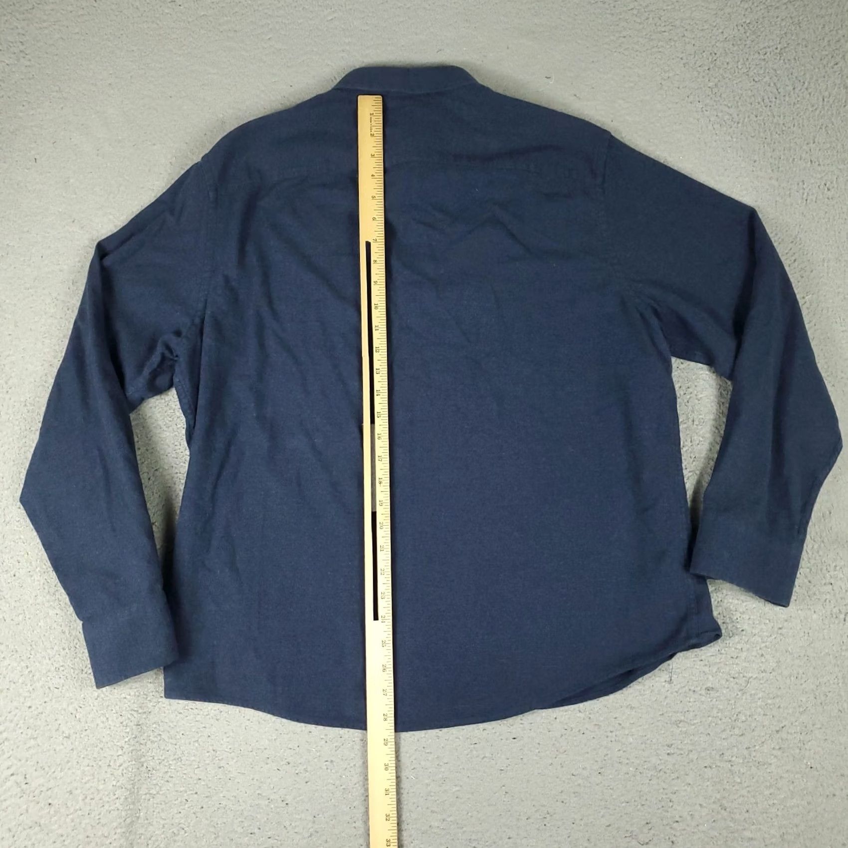 UNTUCKit UNTUCKit Shirt Mens L Blue Flannel Button Up Long Sleeve Shirt Size US L / EU 52-54 / 3 - 3 Thumbnail
