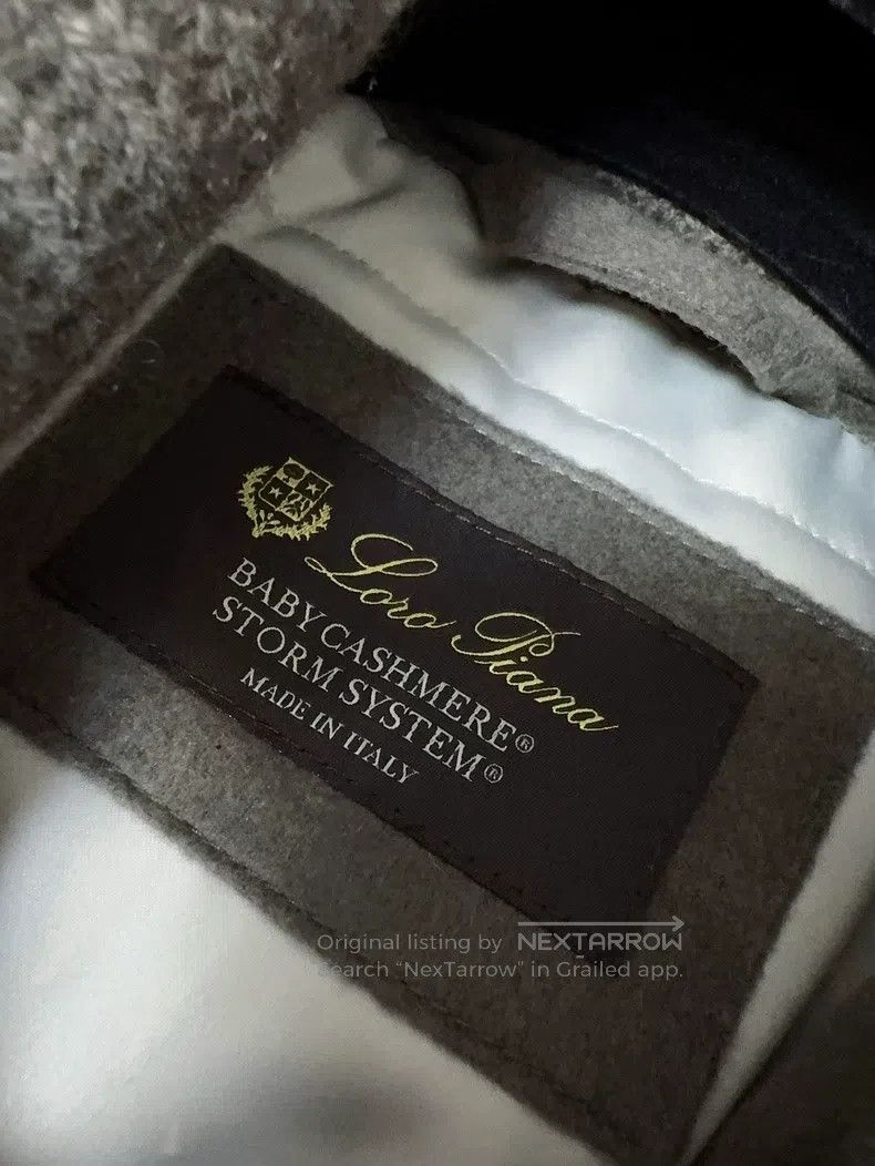 Loro Piana Loro Piana Icery Series Gray Caramel Cashmere Hooded Cotto Size XS / US 0-2 / IT 36-38 - 4 Thumbnail