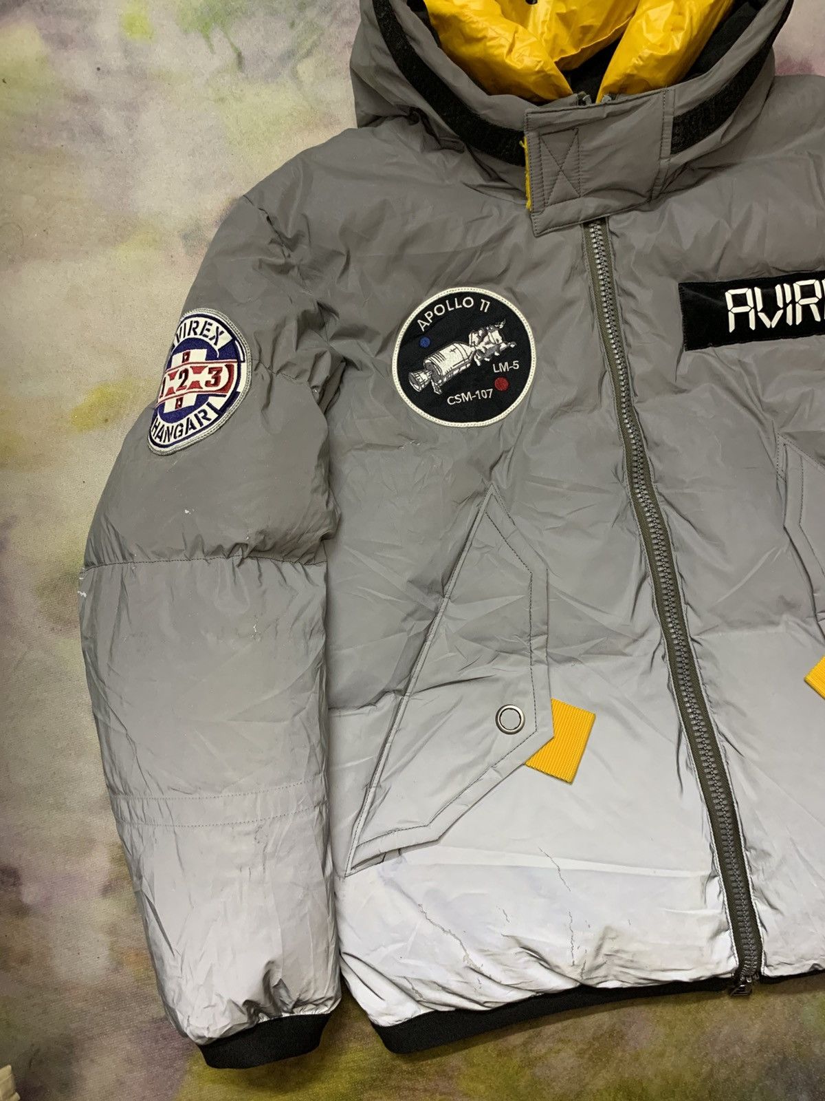Avirex Avirex Astronaut Apollo Glowing Puffer Down Jacket Size US L / EU 52-54 / 3 - 4 Thumbnail