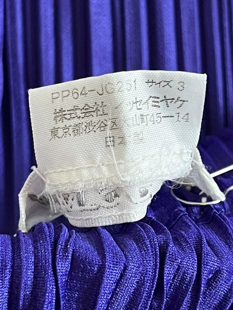 Issey Miyake Issey Miyake size:3 Blue pleated skirt Size 22" - 4 Thumbnail