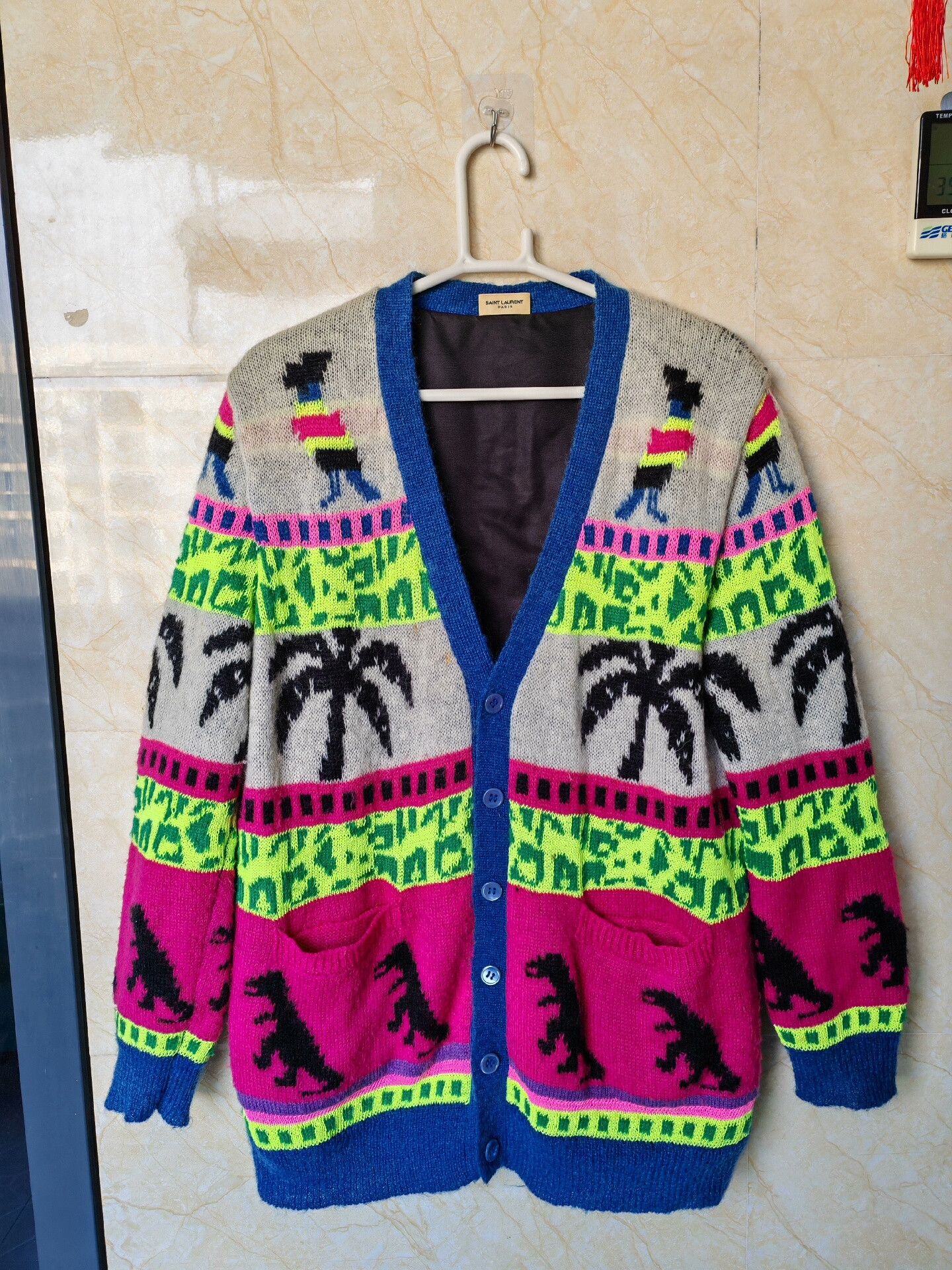Saint Laurent Paris Saint Laurent 2016 Palm Tree Cardigan Size M / US 6-8 / IT 42-44 - 1 Thumbnail
