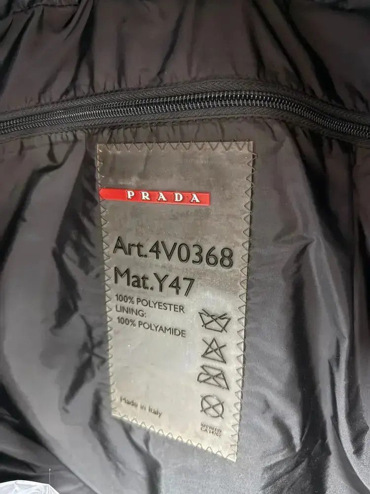 Prada × Vintage Vintage 00s Prada Sports Red Label Gym Bag-2505 Size ONE SIZE - 7 Thumbnail